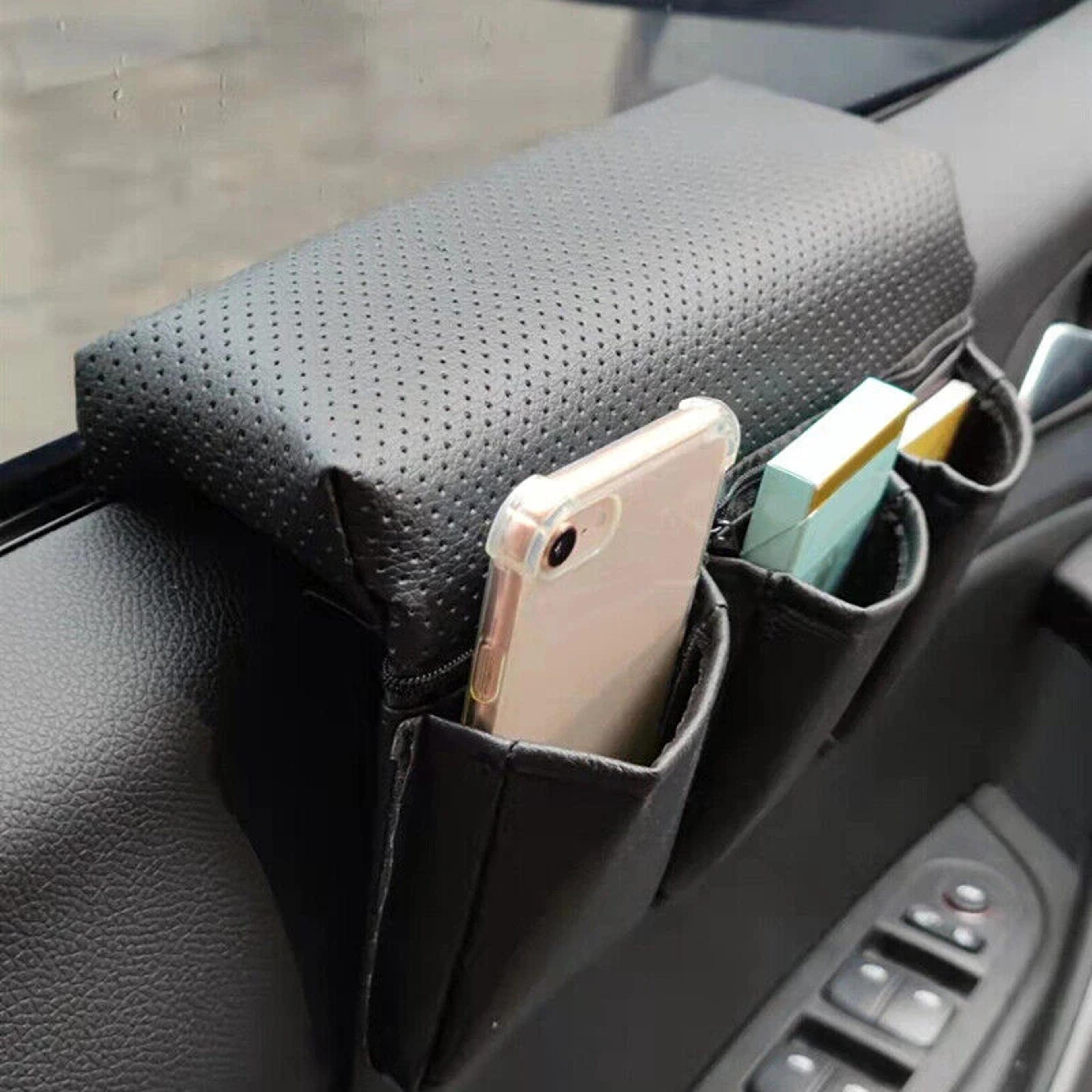 Universal Car Storage Organizer Hanging Pocket Phone Holder For Window Armrest And Trunk 2