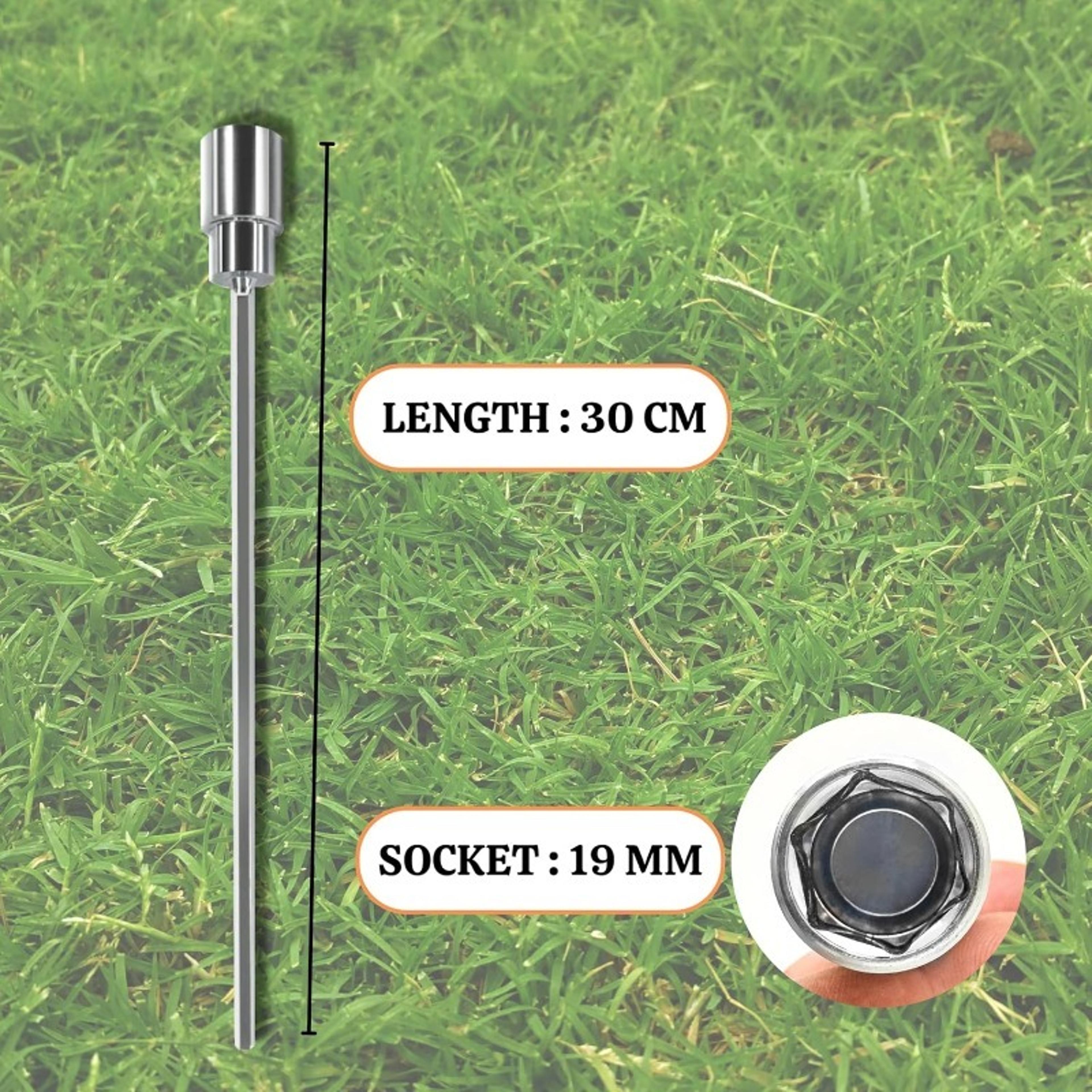 Caravan Leg Winder Drill Socket Corner Steady Drill Adapter For RV And Trailer Jacks 2
