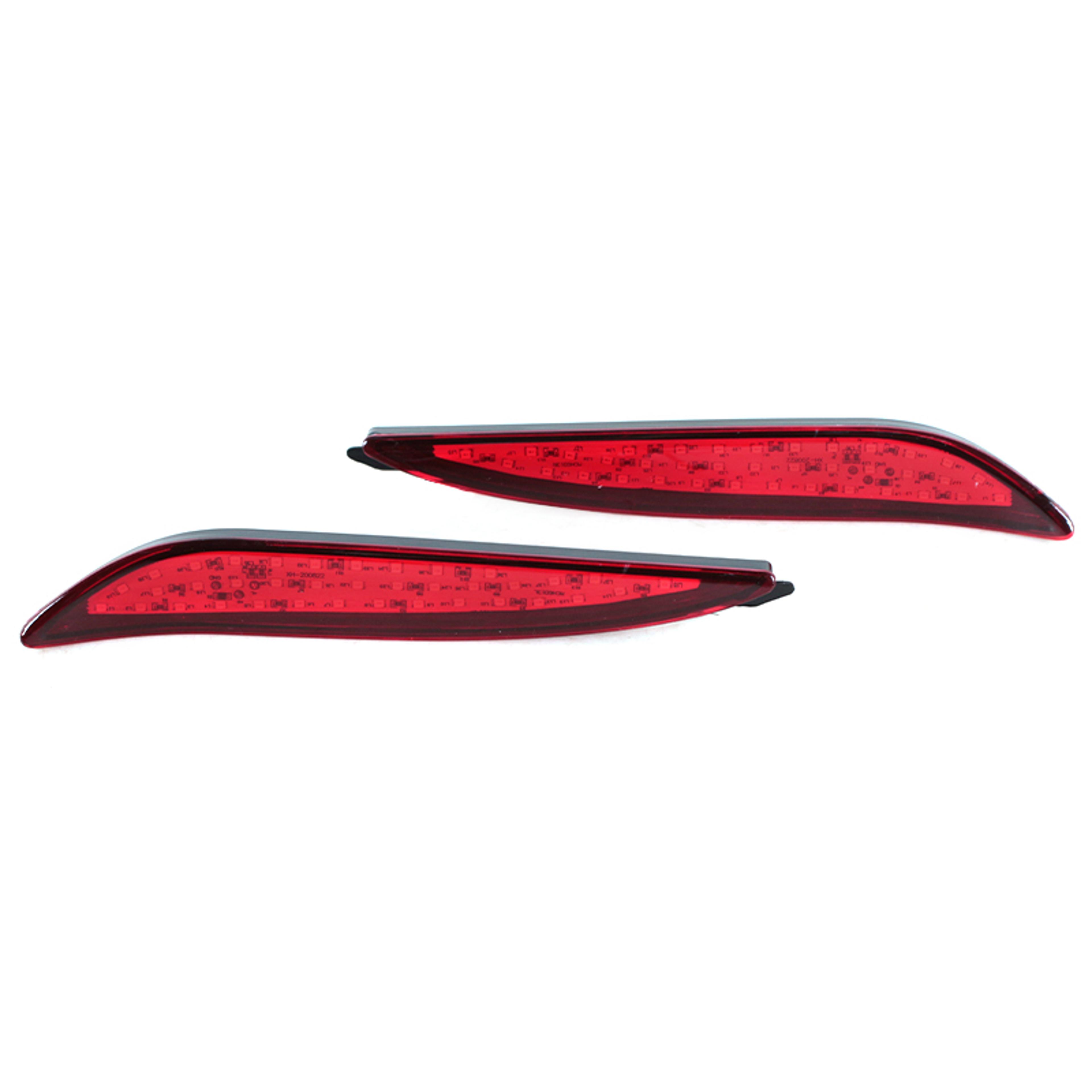 Elantra LED Tail Lights Rear Bumper Reflector Brake And Daytime Running Lights Pair 0