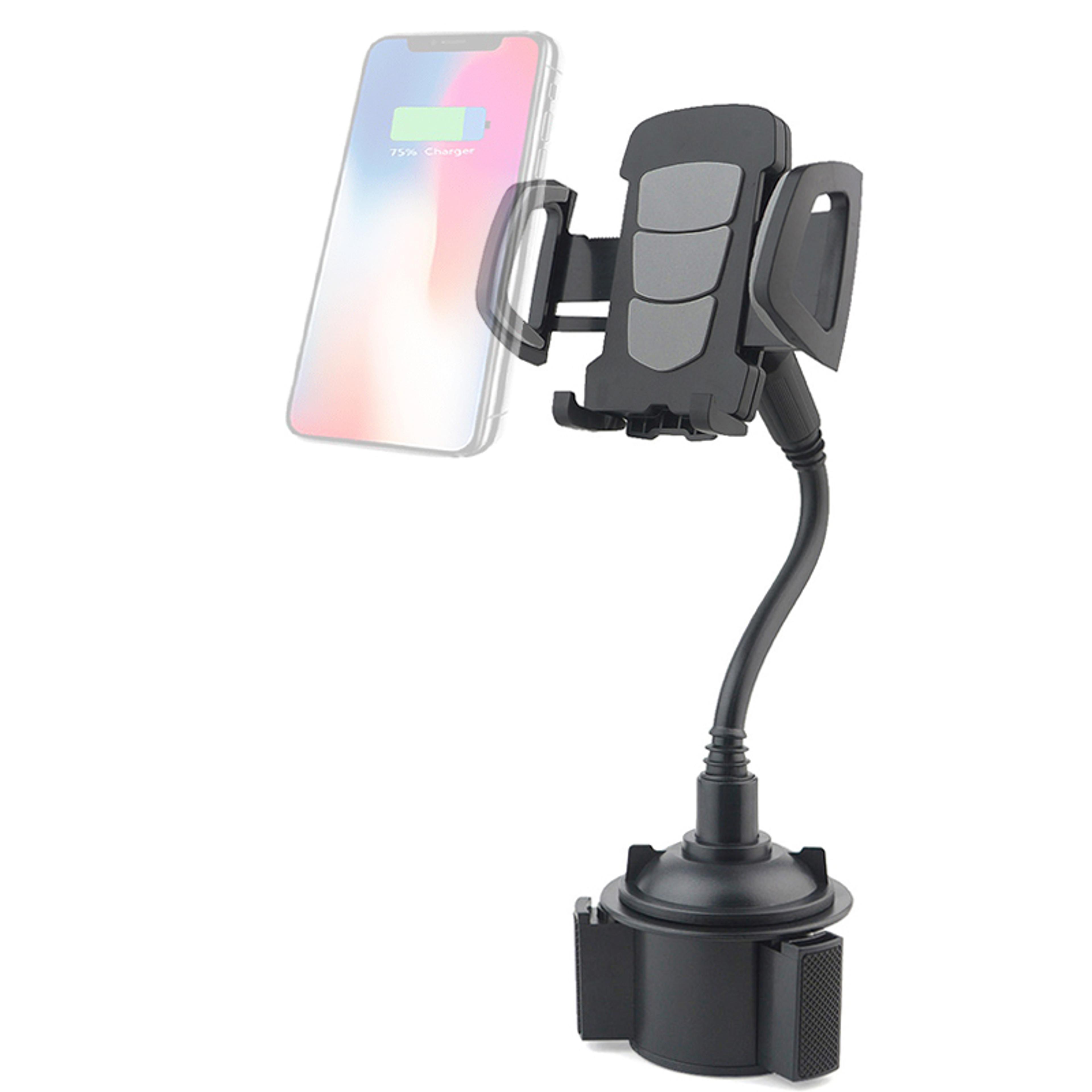 universal car cup holder phone mount adjustable vehicle stand