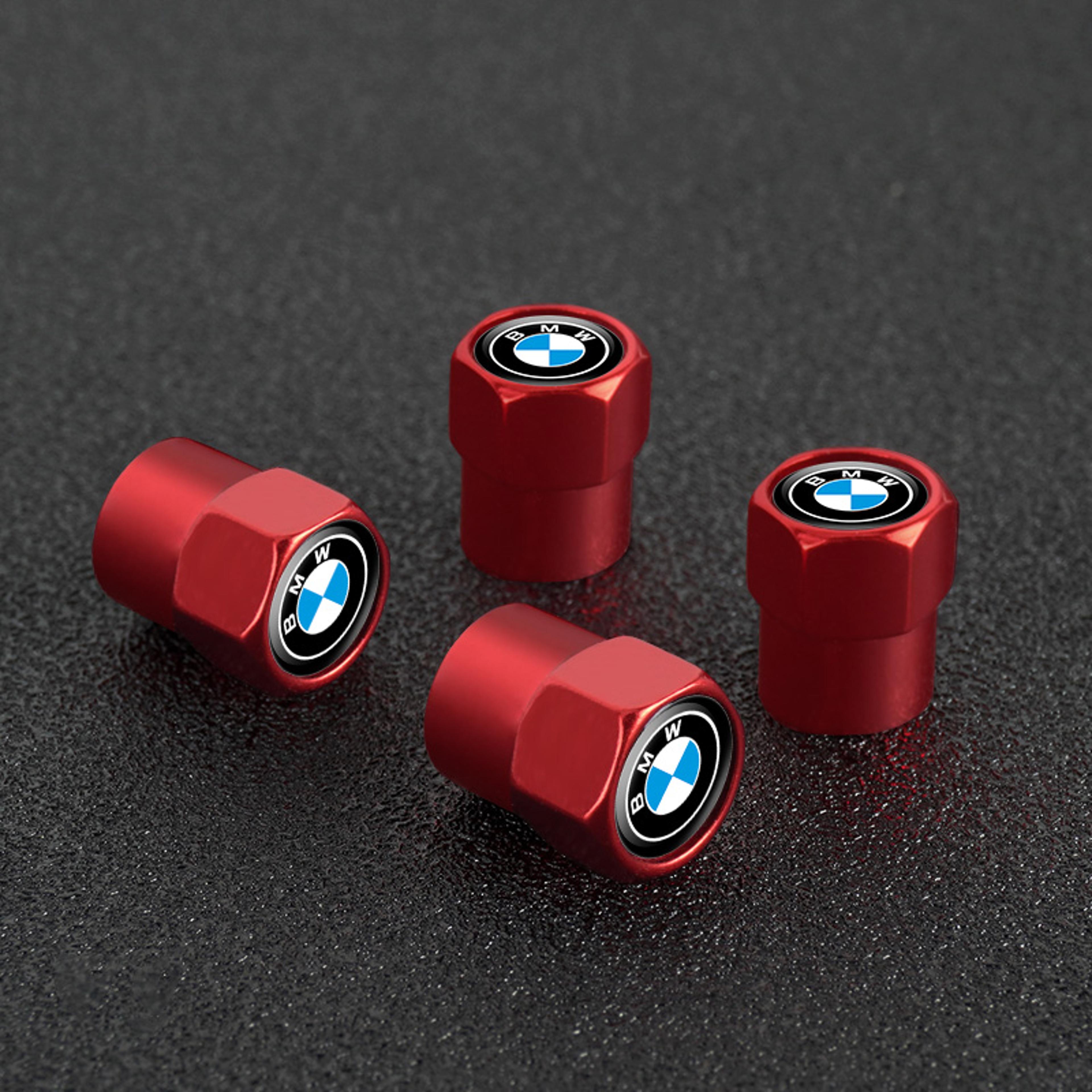 Tire Valve Caps 3D Metal Dust Proof Wheel Valve Stem Covers Set 5