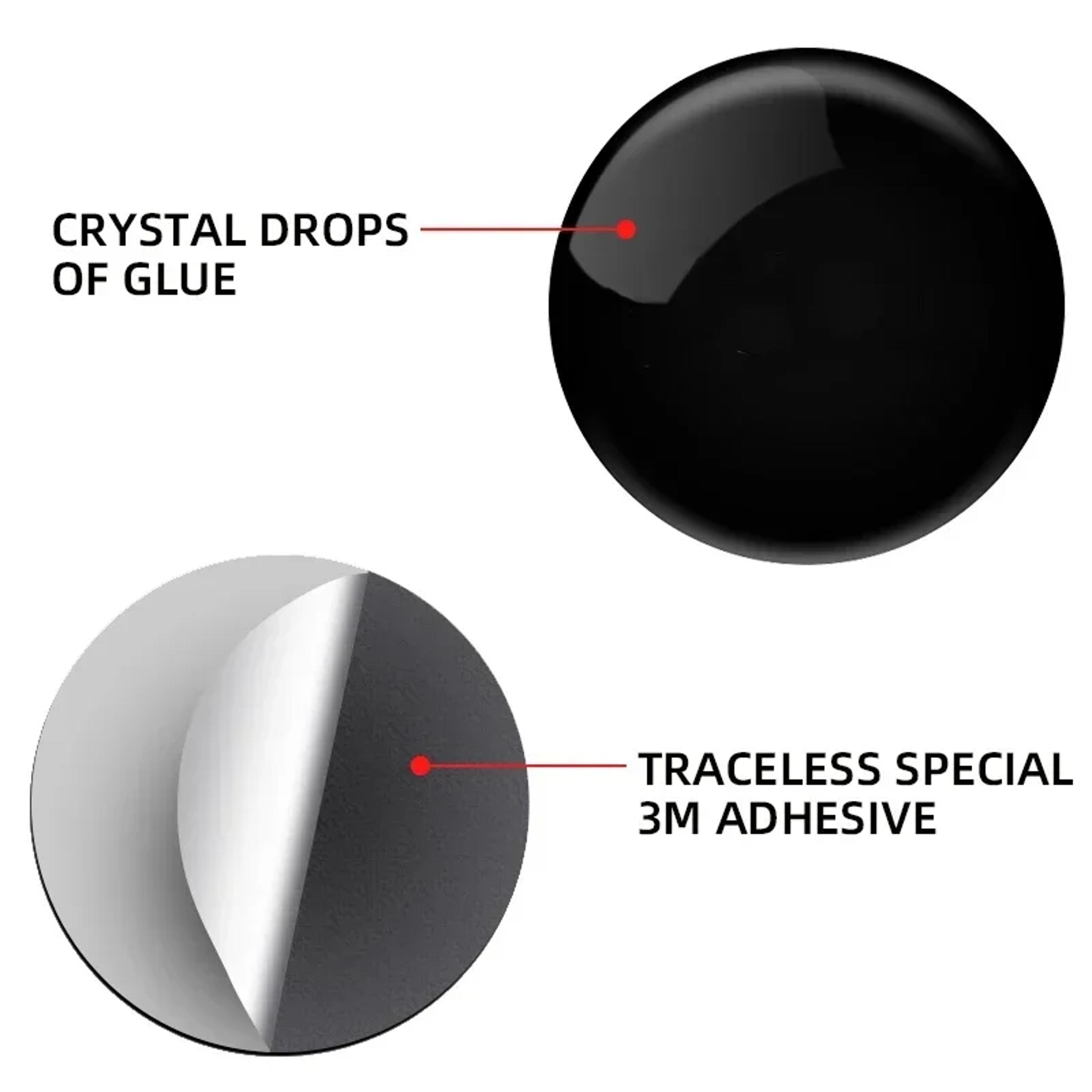 Car Door Keyhole Stickers Universal Car Door Lock Protector Self Adhesive Door Lock Cover Stickers 1