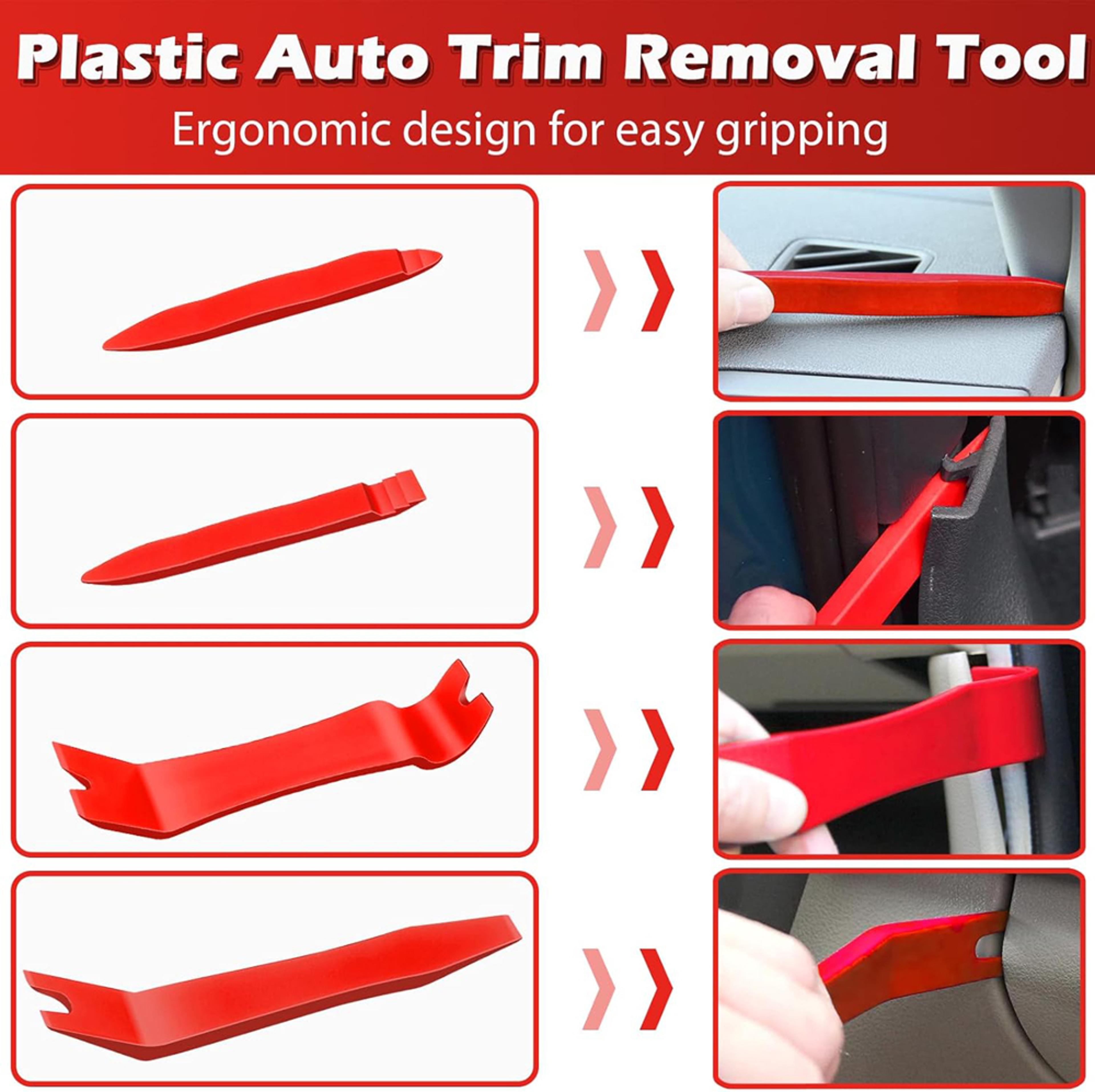 Car Trim Removal Tool  Auto Trim Removal Kit With Fastener Clip Pliers For Interior Panel Removal 5