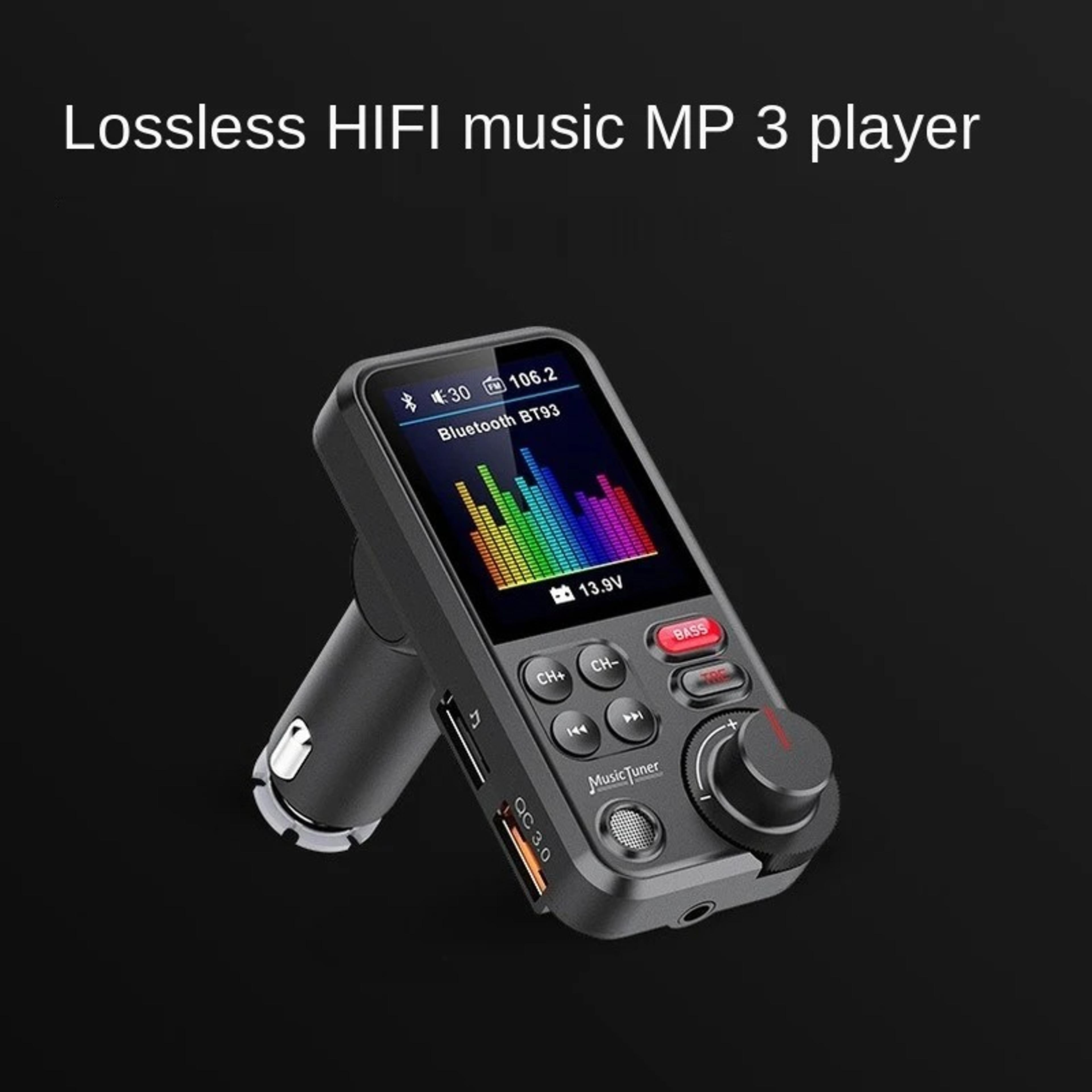 Bluetooth FM Transmitter Car Bluetooth Adapter With Fast Charging And Wireless Player 1