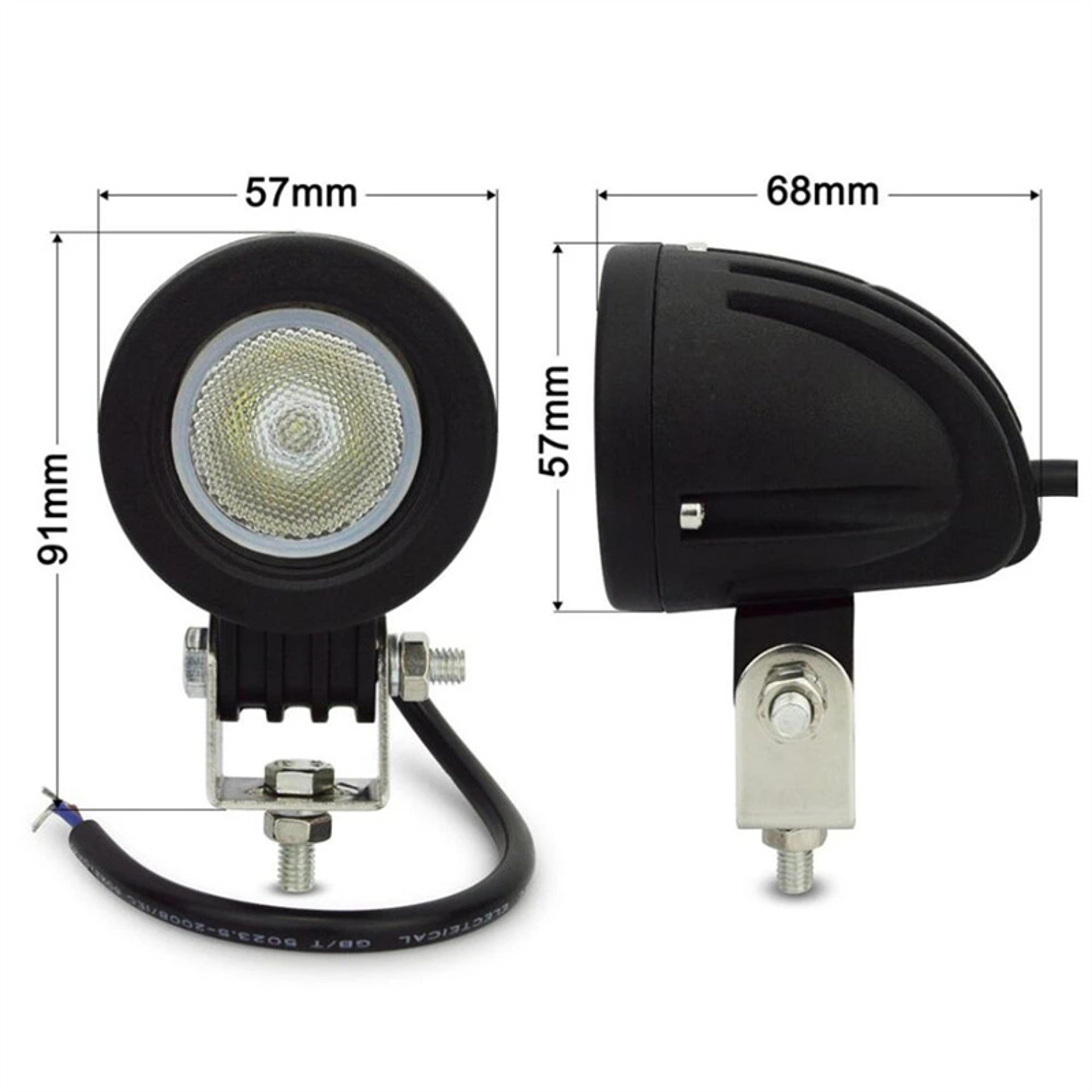 Motorcycle LED Fog Light Round Auxiliary Driving Light With DRL For Motorcycles  Off Road Vehicles 4