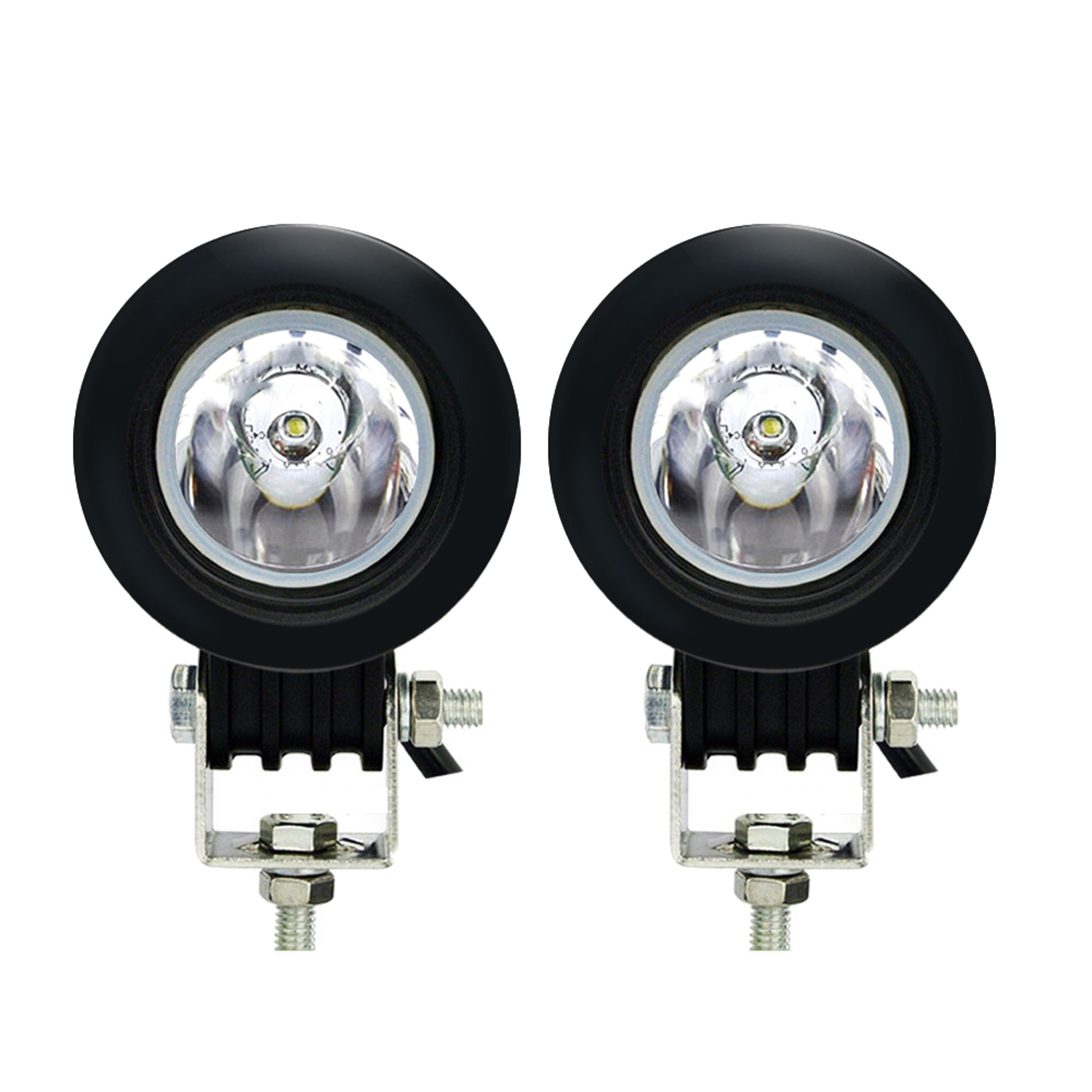 Motorcycle LED Fog Light Round Auxiliary Driving Light With DRL For Motorcycles  Off Road Vehicles 1