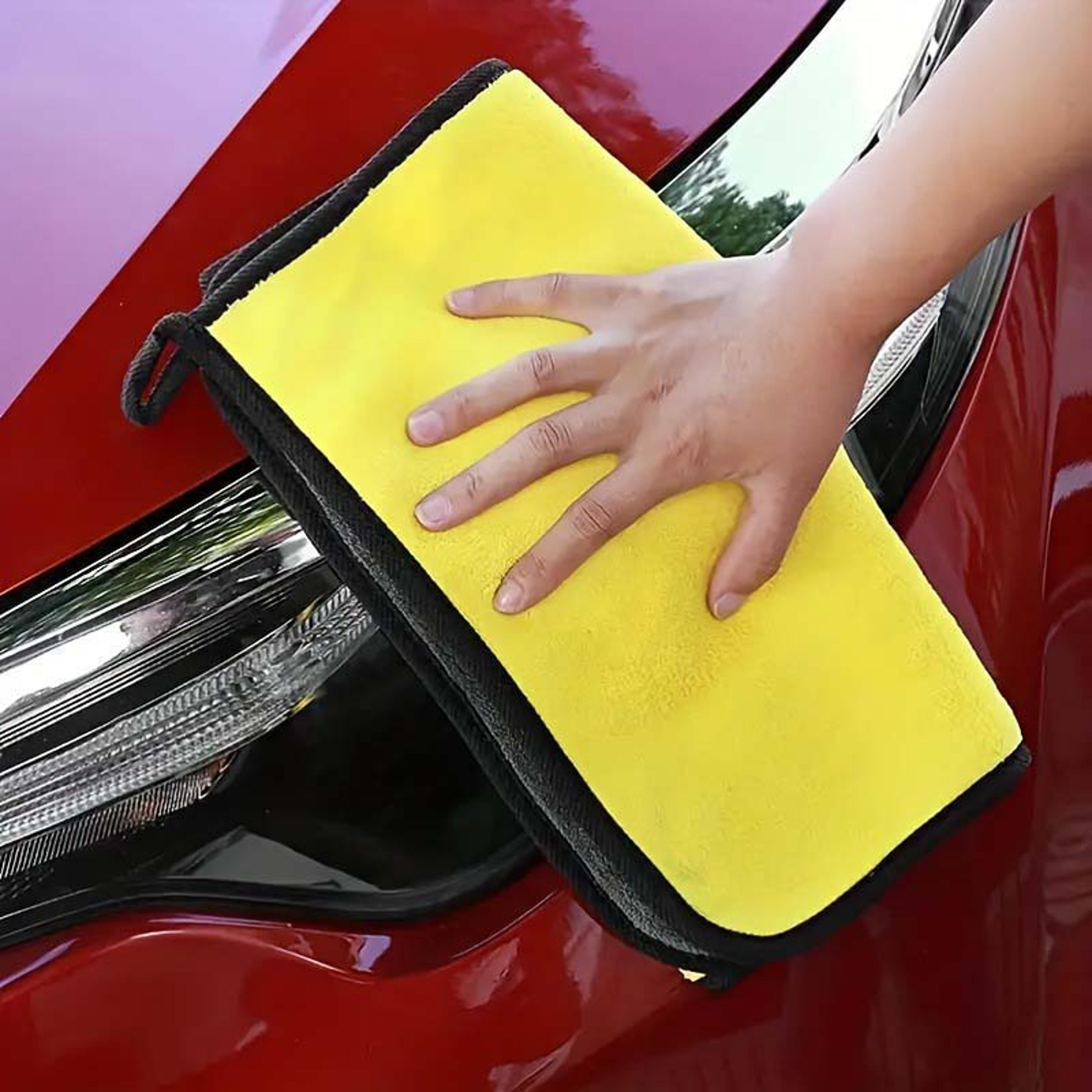 Double Sided Microfiber Car Wash Mitt Scratch Free Chenille Cleaning Glove For Interior  Exterior C 1