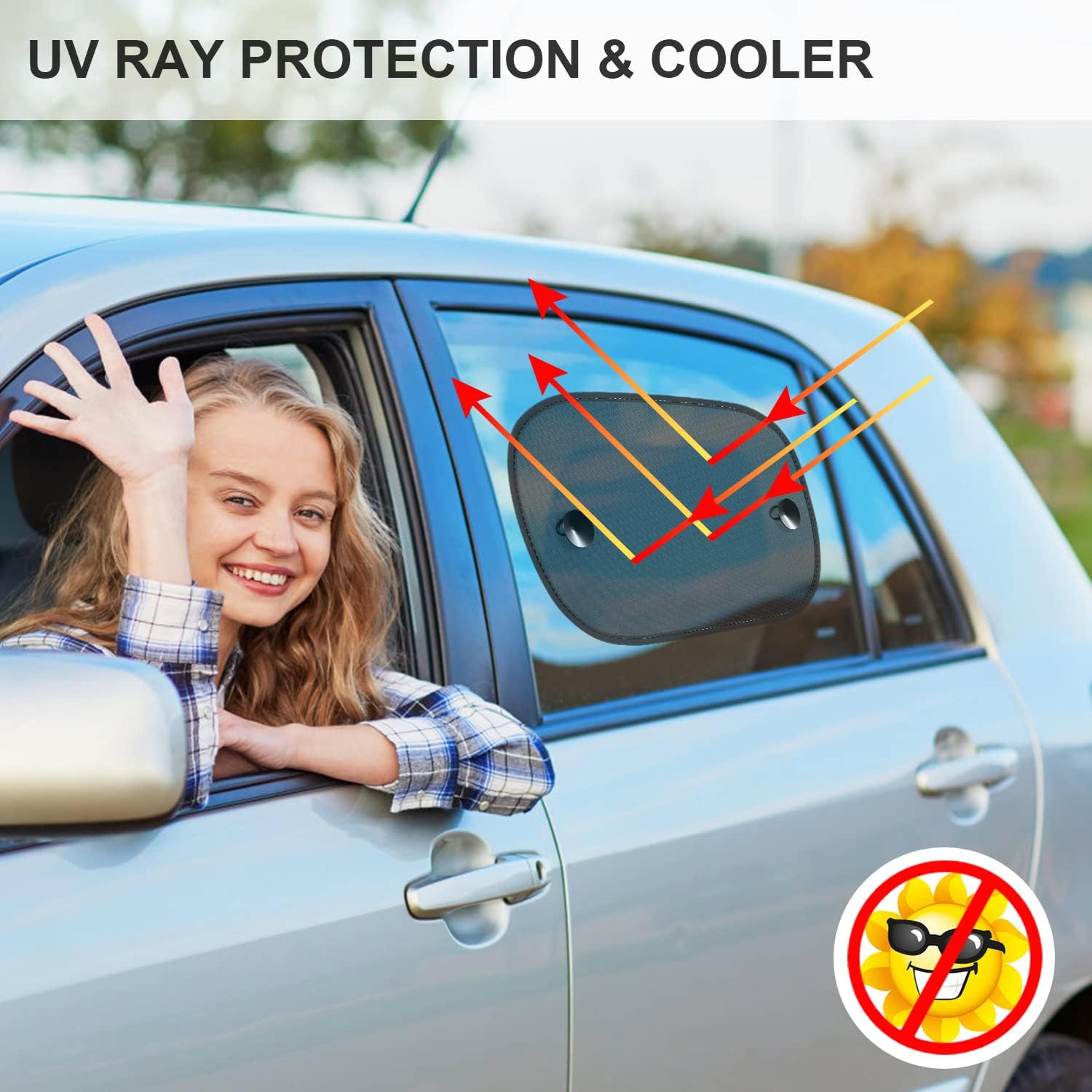 Universal Car Sun Shade Side Window UV Sun Shades For Kids Pets  Adults 2