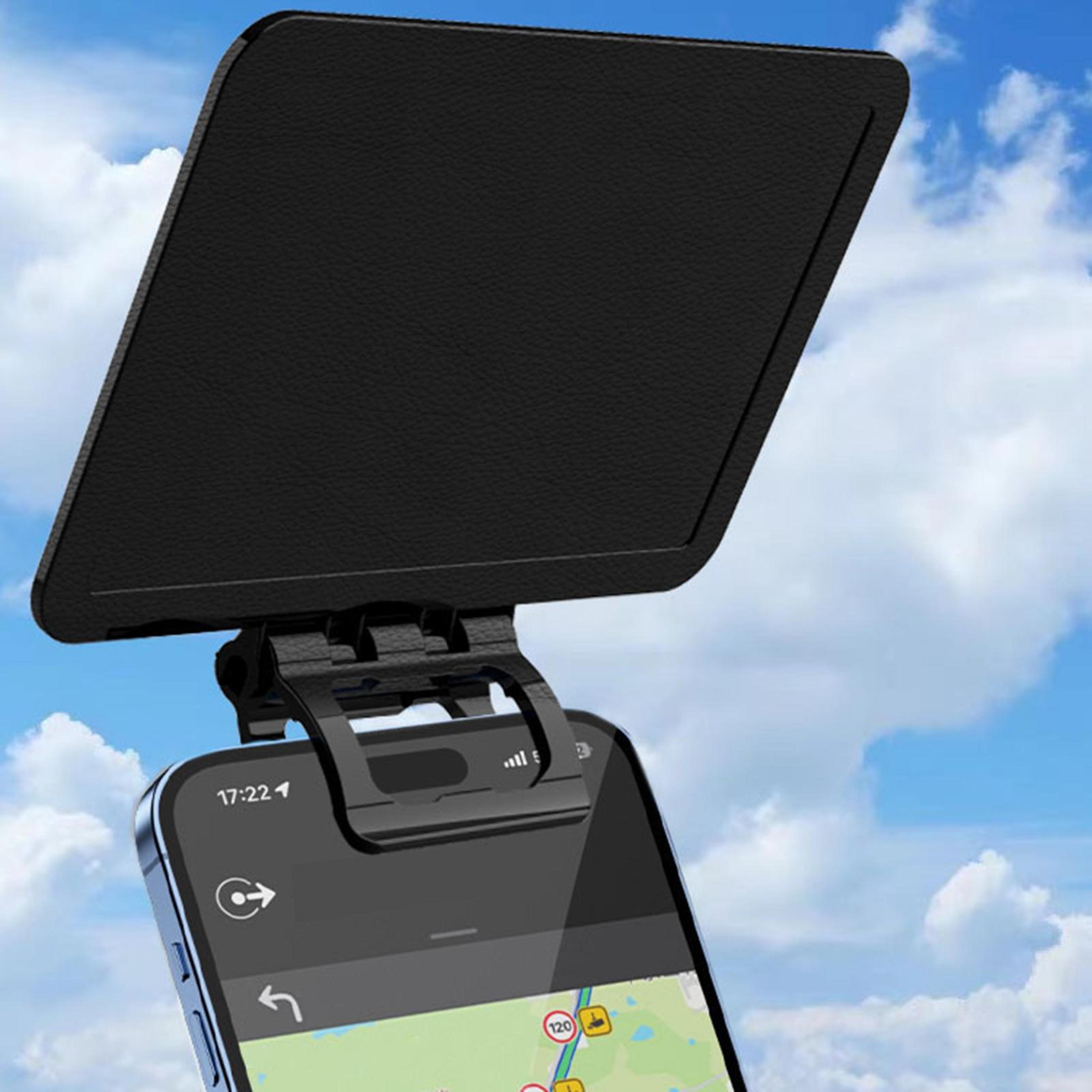 Mobile Phone Sunshade Foldable Anti Glare Phone Shade For Car Dashboard And Windshield 1