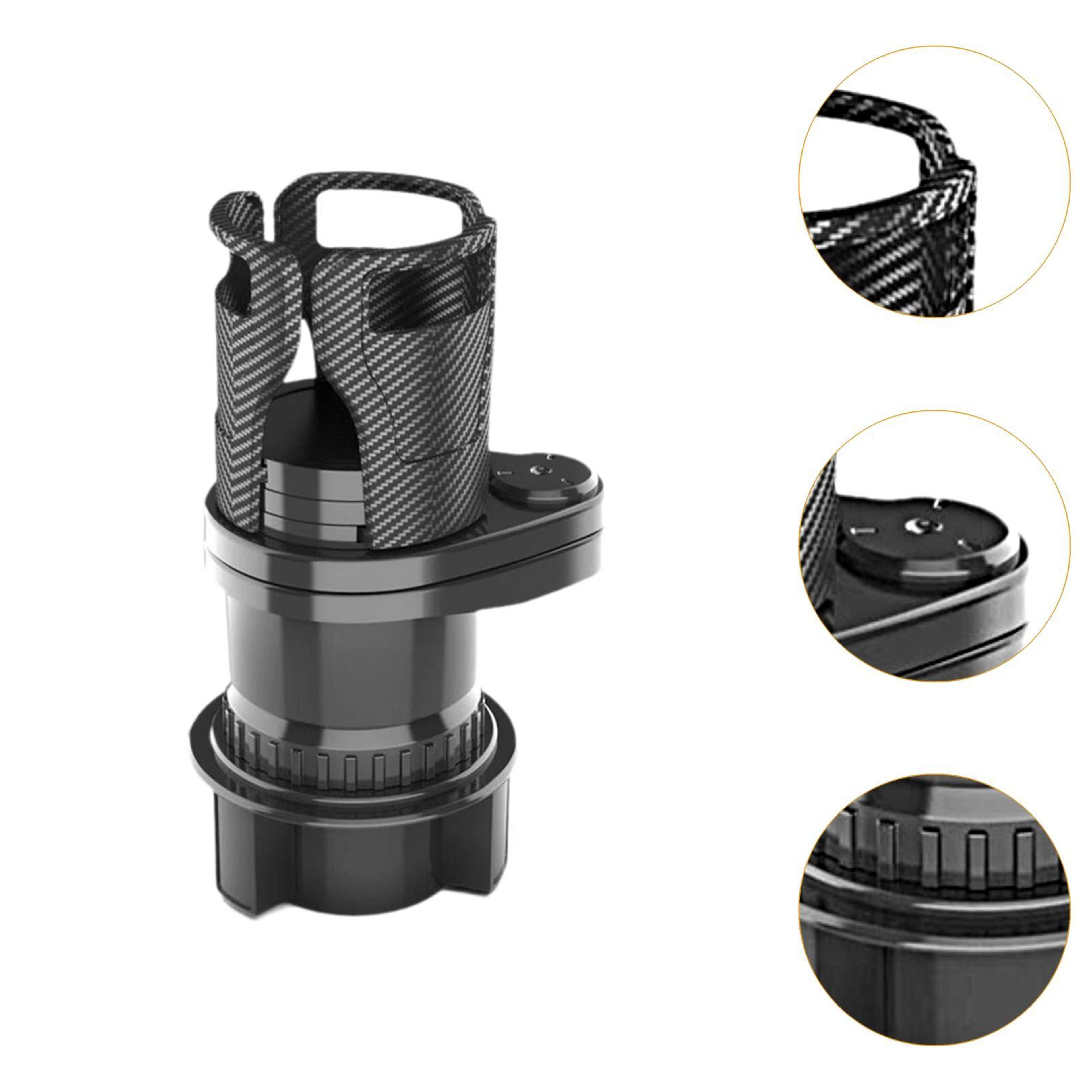 Car Cup Holder Expander With Phone Slot For SUVs Trucks  Cars 3