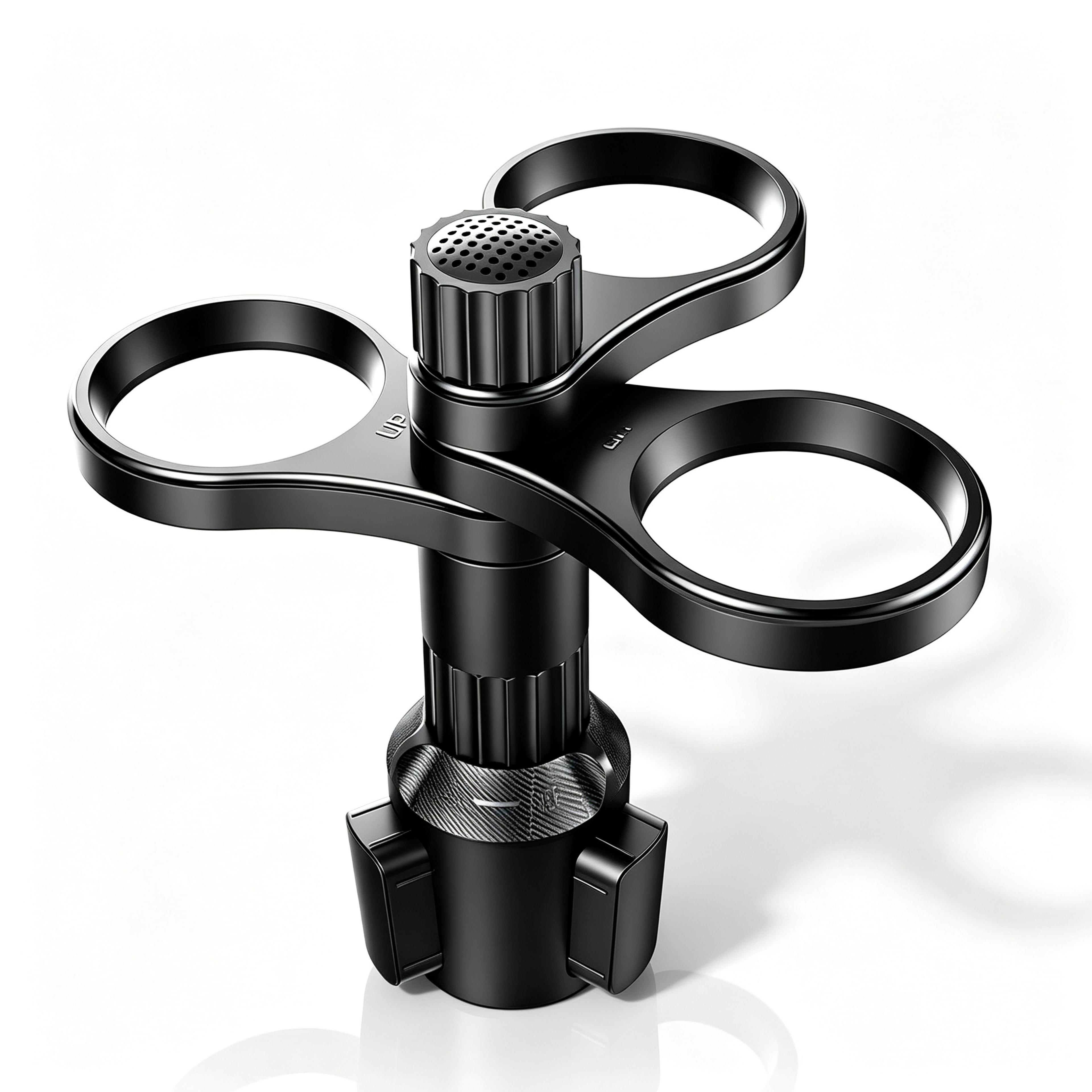 Rotating Car Cup Holder Expander Adjustable Cup Holder Adapter For Bottles  Drinks 3
