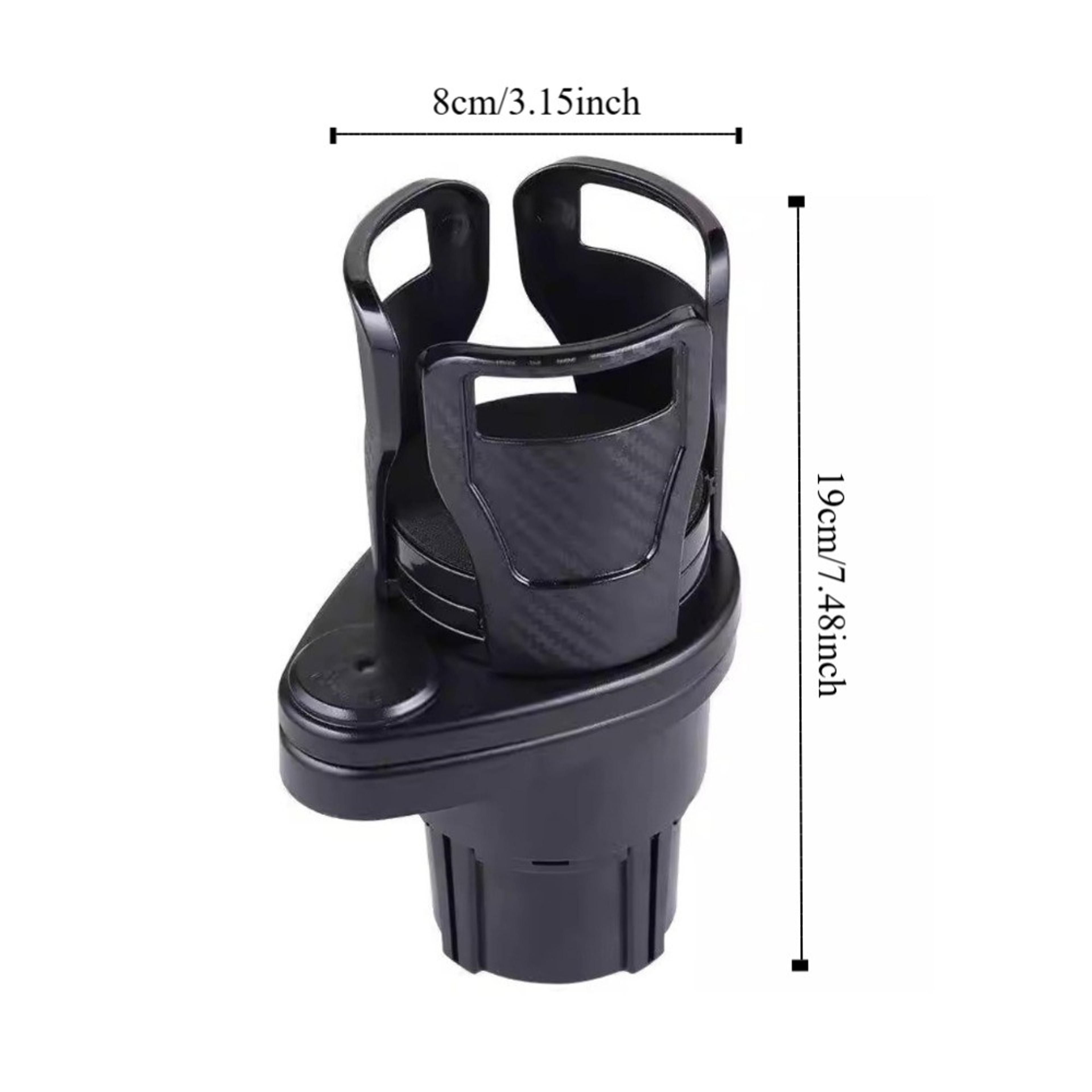 Rotating Car Cup Holder Expander With Phone Slot  Aromatherapy Organizer 5
