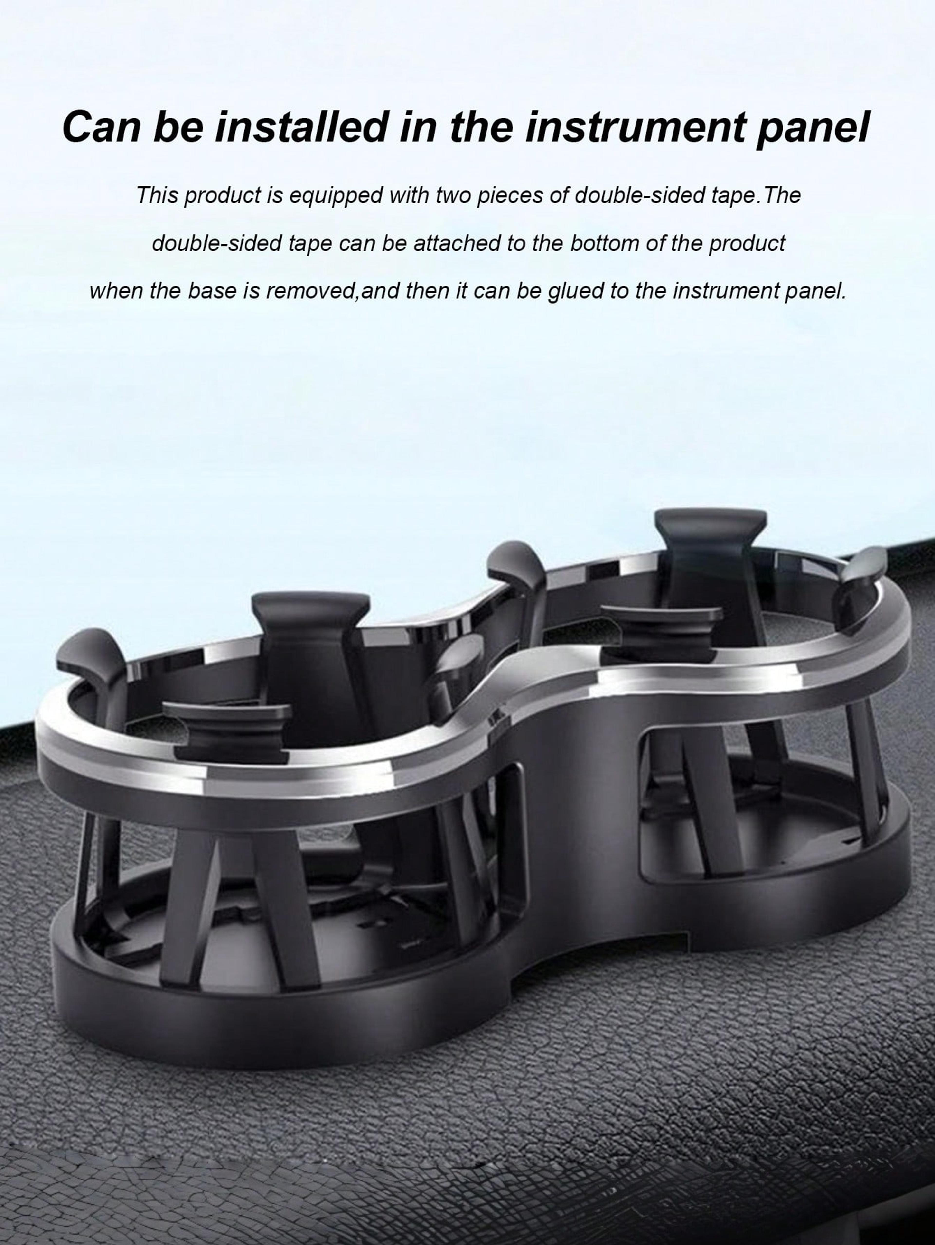 Universal Car Cup Holder Extender With Dual Cup Design And Adjustable Clamp For Cars Trucks  SUVs 1