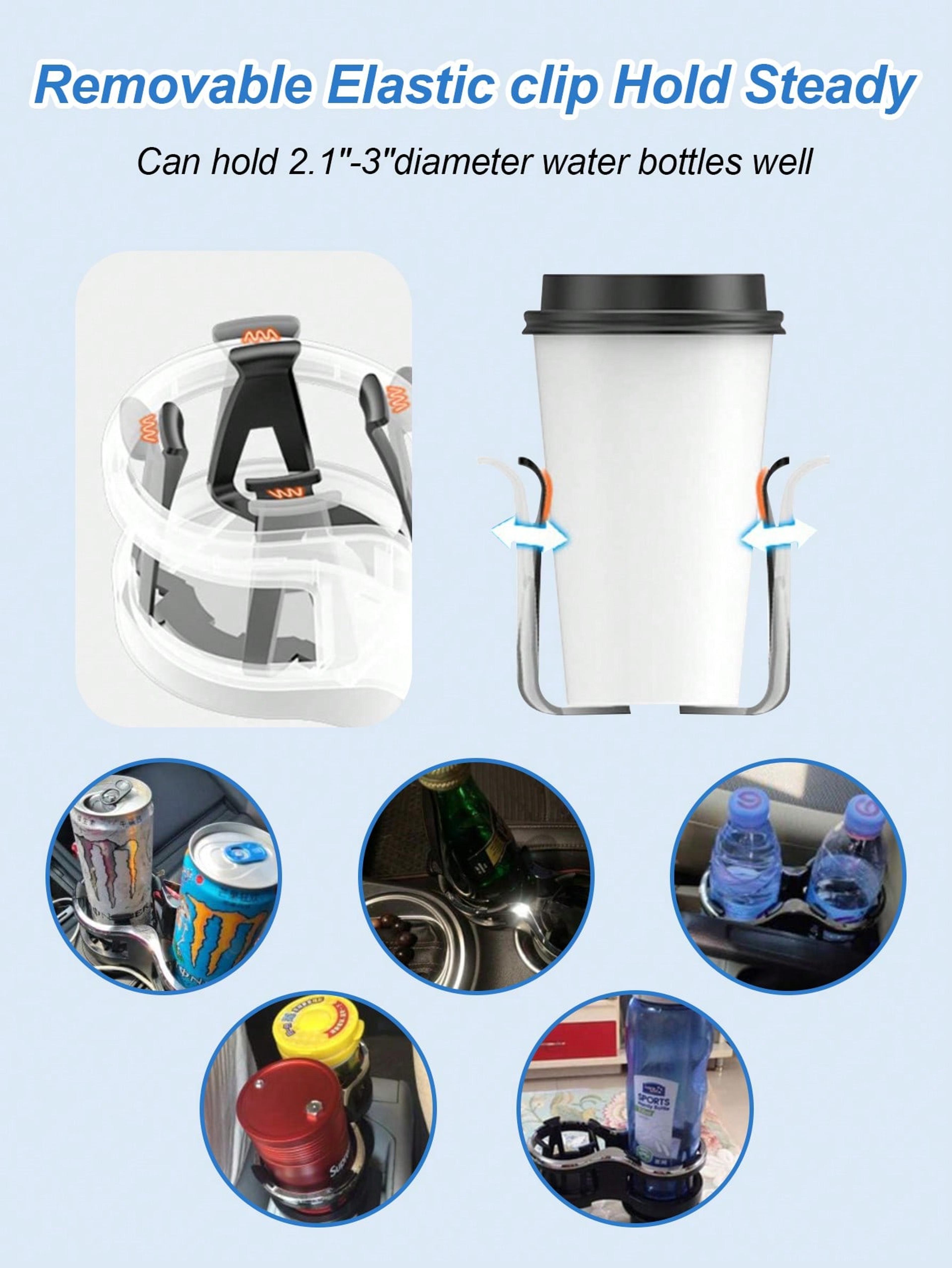 Universal Car Cup Holder Extender With Dual Cup Design And Adjustable Clamp For Cars Trucks  SUVs 4