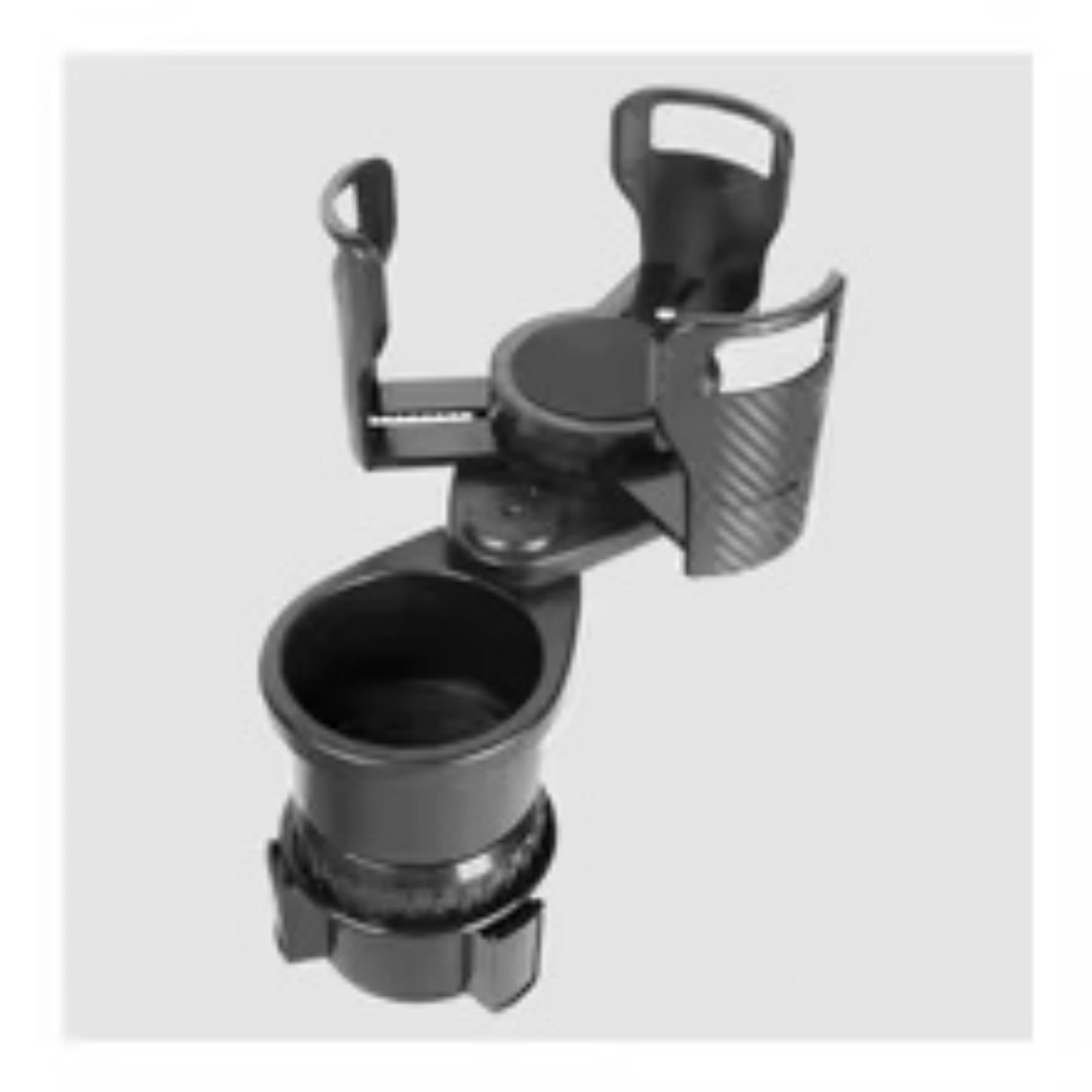 Car Cup Holder Expander With Phone Mount Adjustable Dual Cup Organizer 4