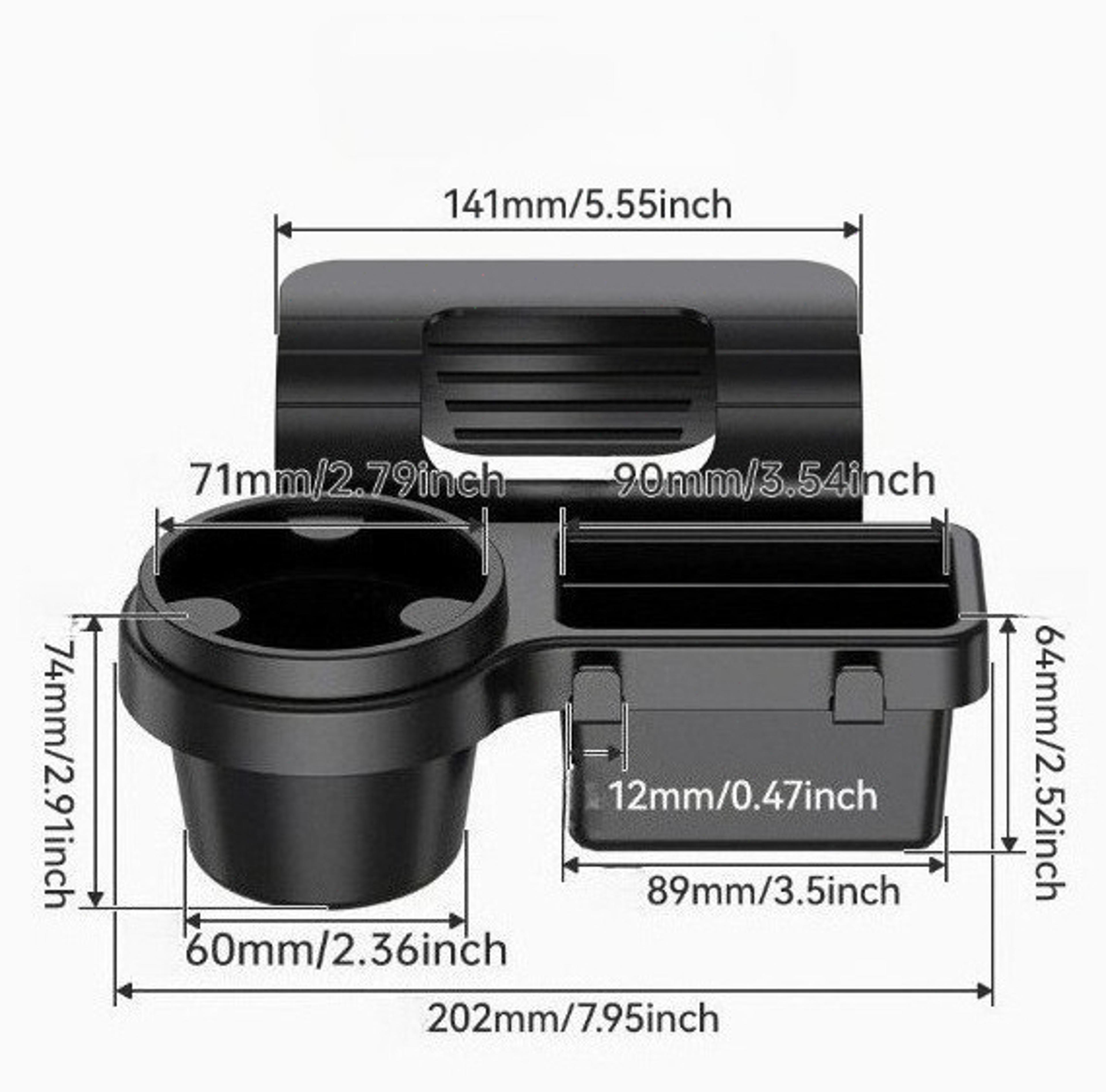 Car Phone Holder Storage Box Multifunctional Cup Holder Organizer For Auto Interior 5