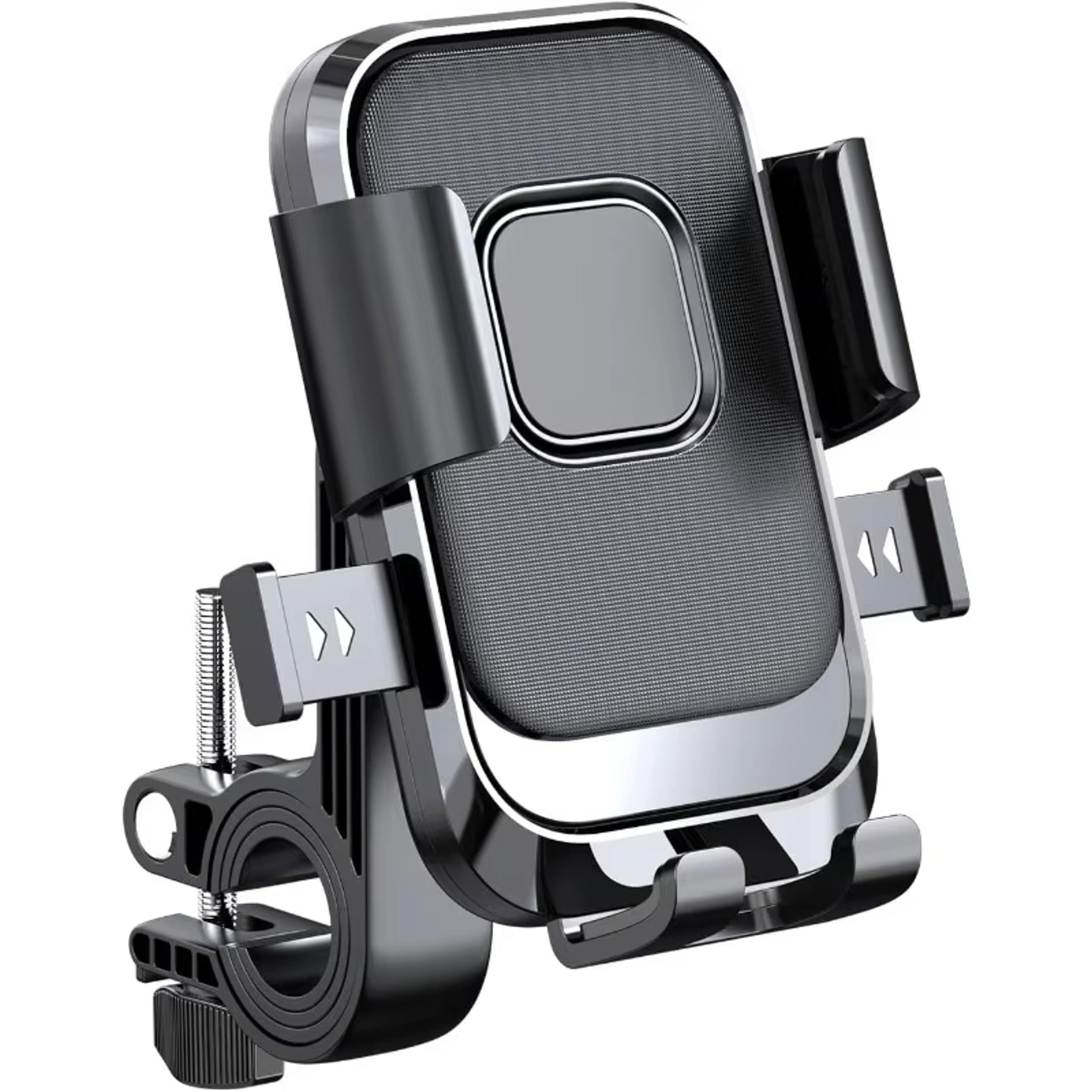 Bike Phone Holder Motorcycle Phone Mount Fast Lock Rotatable Shockproof Handlebar Holder 1