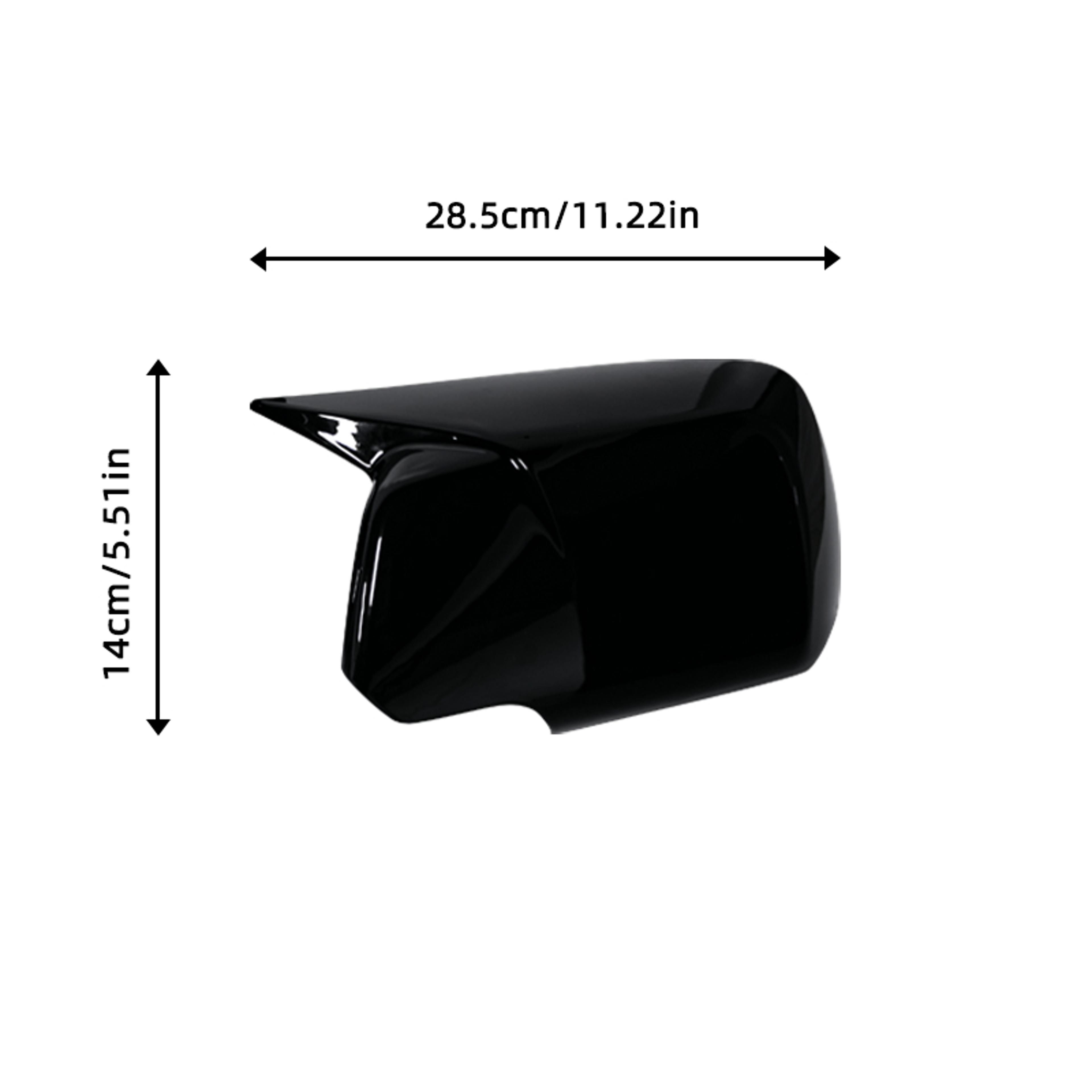 Side Mirror Cover Replacement Exterior Rearview Mirror Cap Door Shell Trim 2