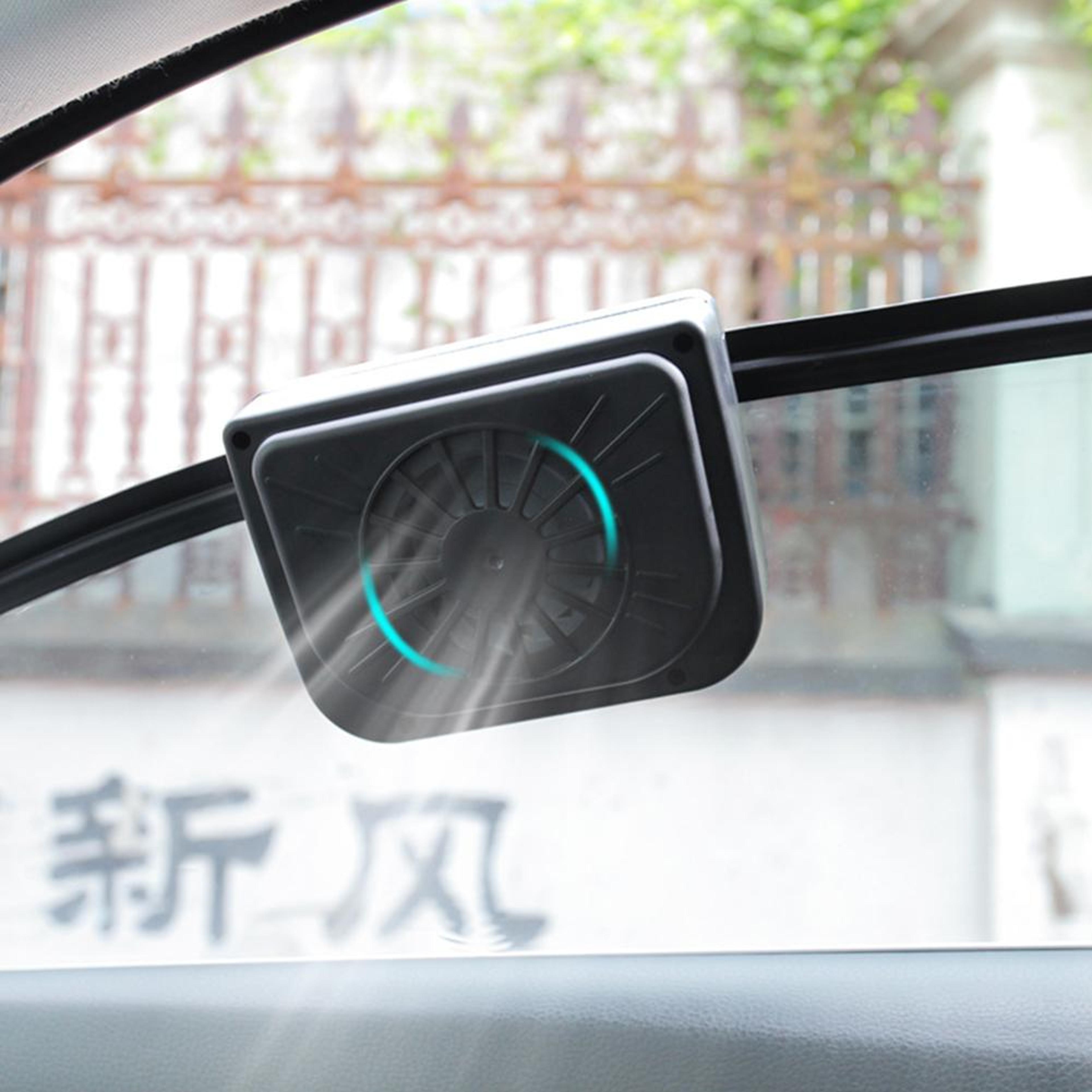 Solar Powered Car Air Vent Fan Cooling Ventilation Exhaust Fan For Heat Reduction  Fresh Air Circul 0