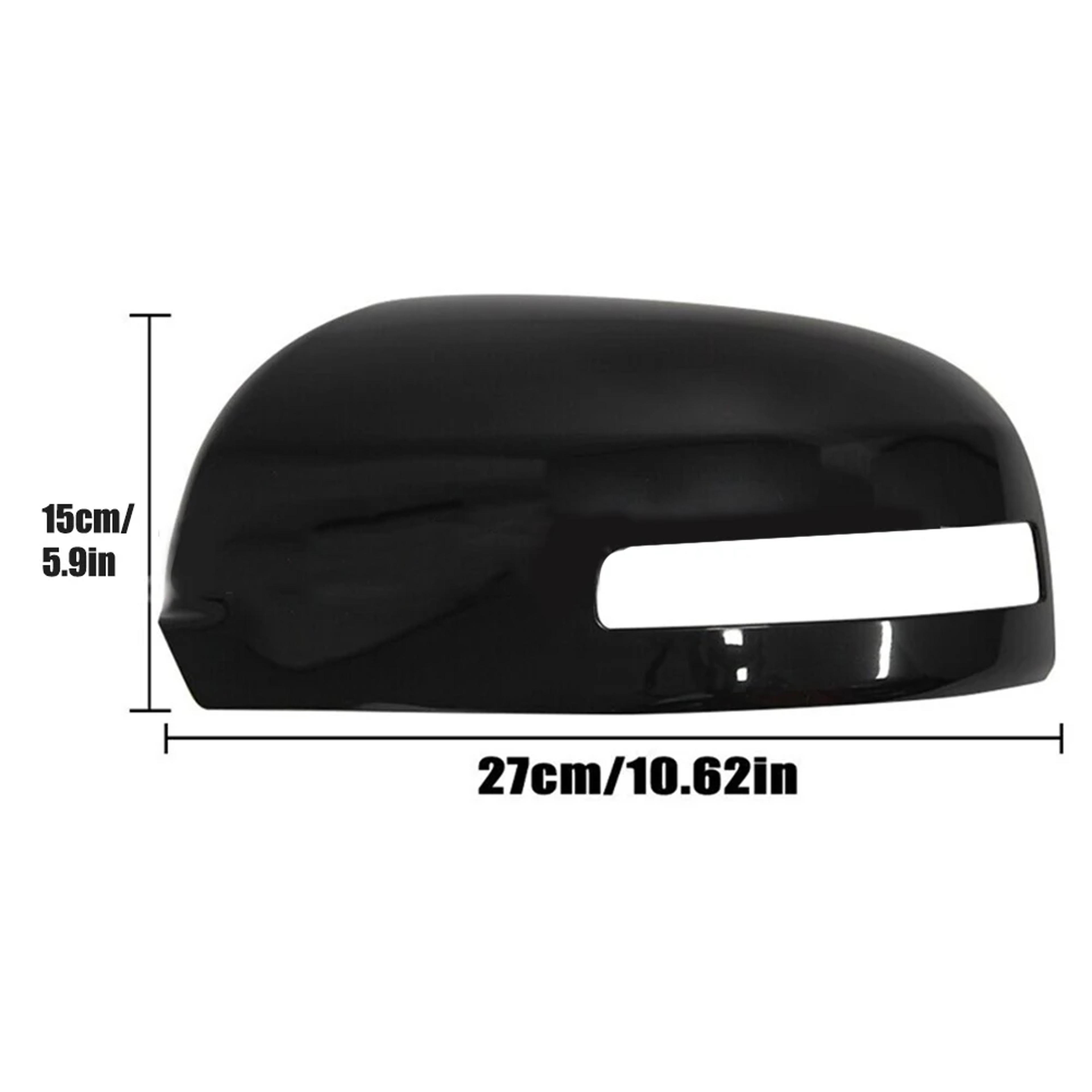 Rearview Mirror Cover Caps For ASX  Outlander Black Left  Right Pair 4