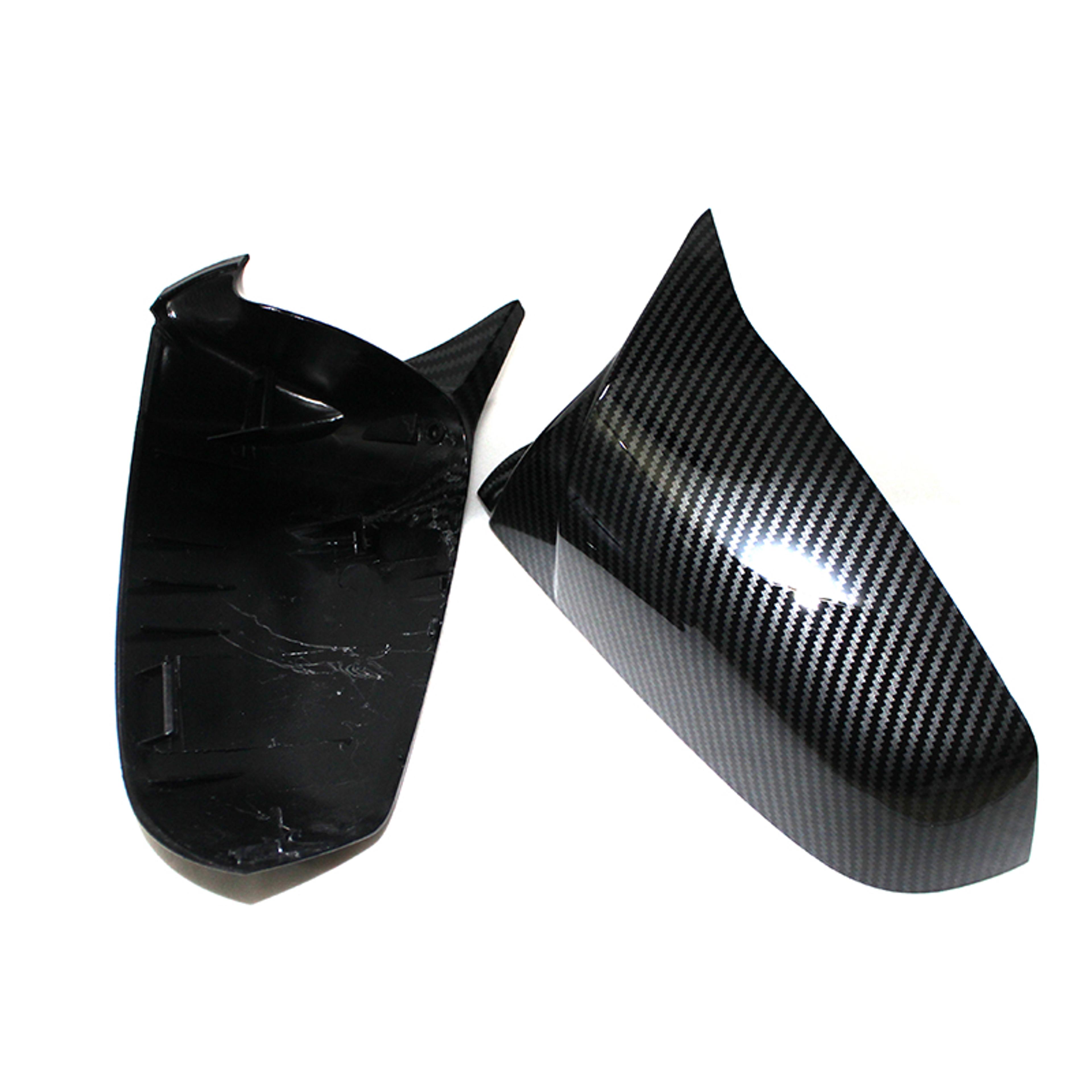 M Style BMW Mirror Caps Black Side Mirror Covers 4