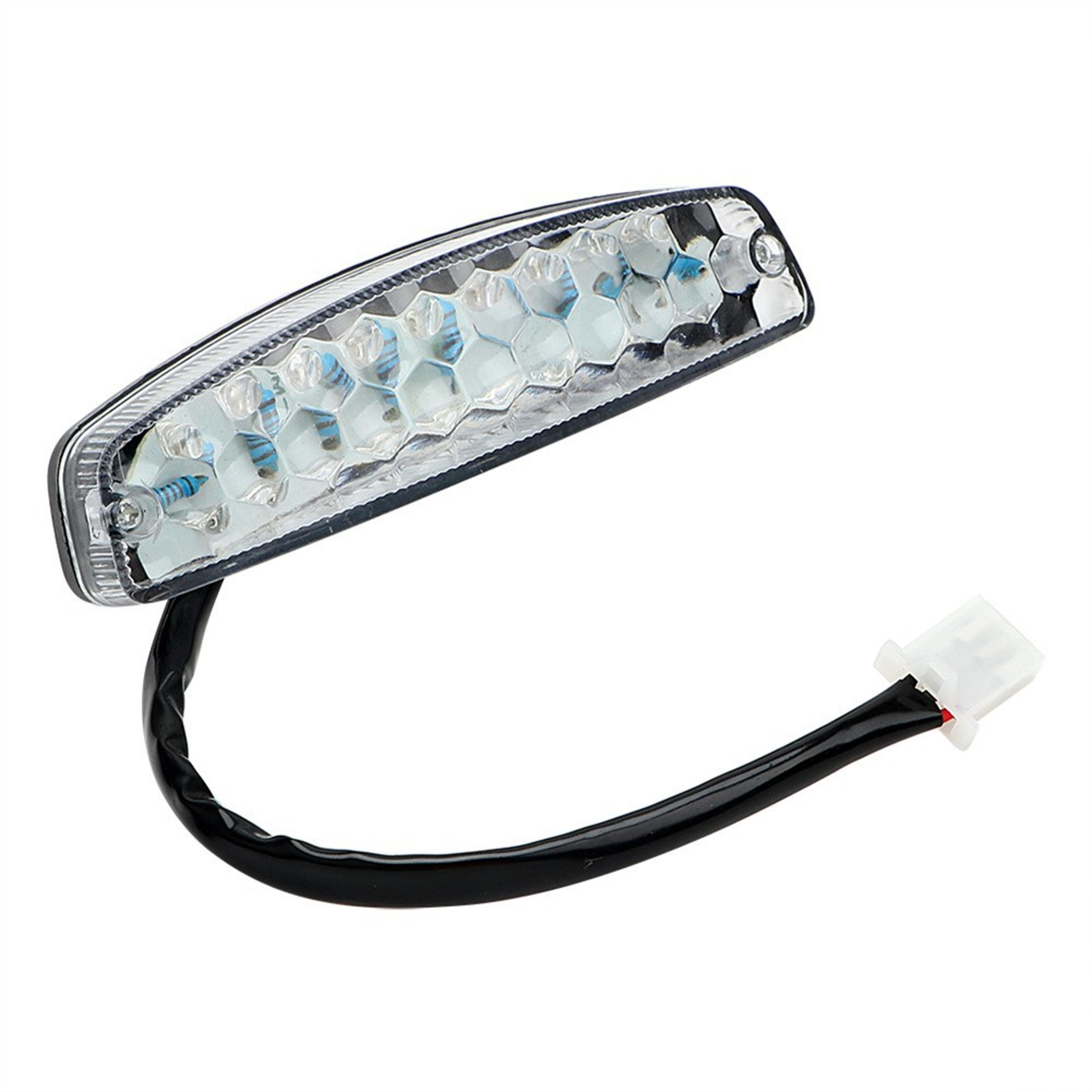 LED Rear Tail Brake Light Motorcycle Indicator Lamp For Quad Scooter Cafe Racer 5