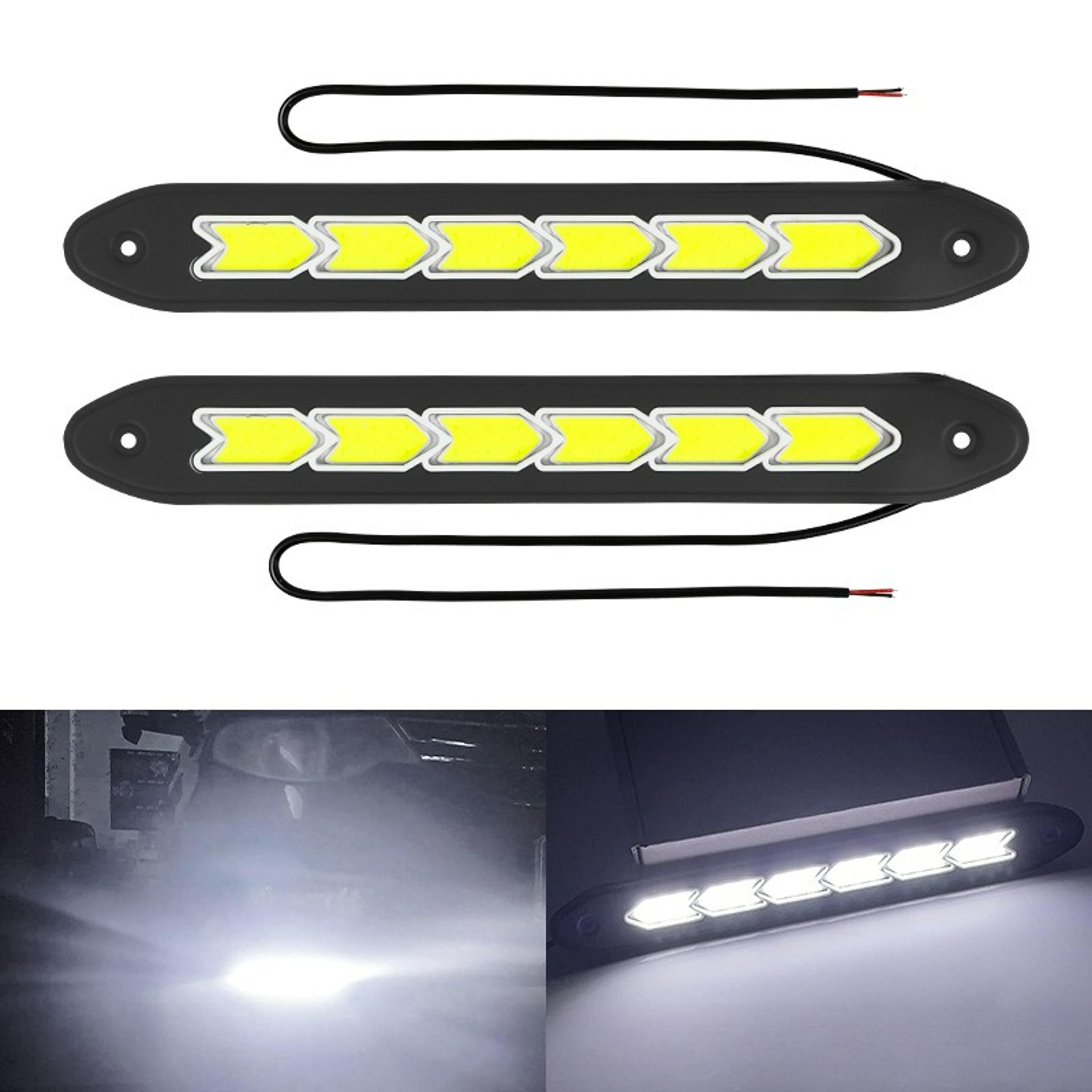 Flexible Silicone LED Daytime Running Light Waterproof Car DRL Strip For Auto Exterior Styling 7
