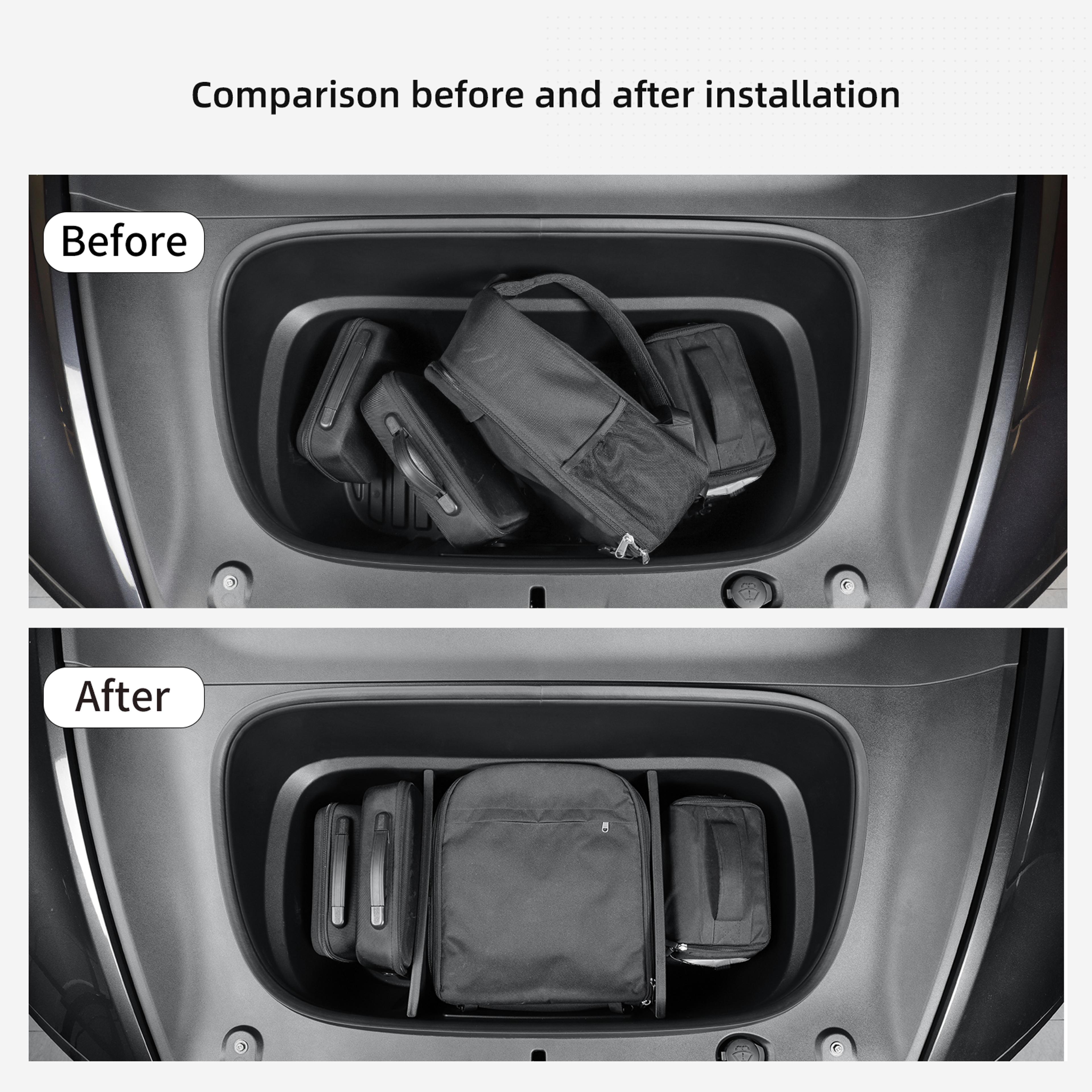 Tesla Model Frunk Storage Organizer Front Trunk Partition 2