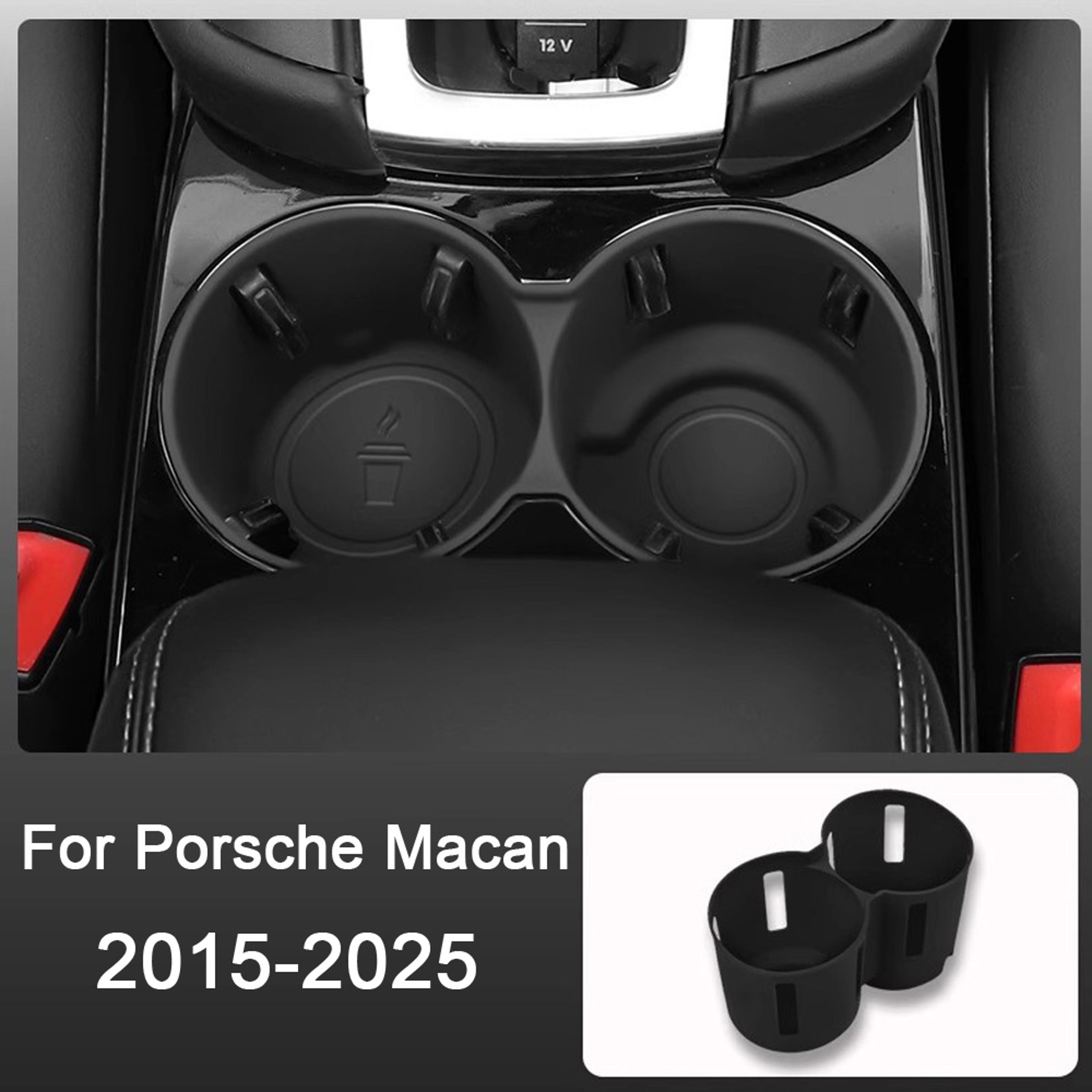 Porsche Macan Waterproof Console Organizer And Cup Holder Insert 8