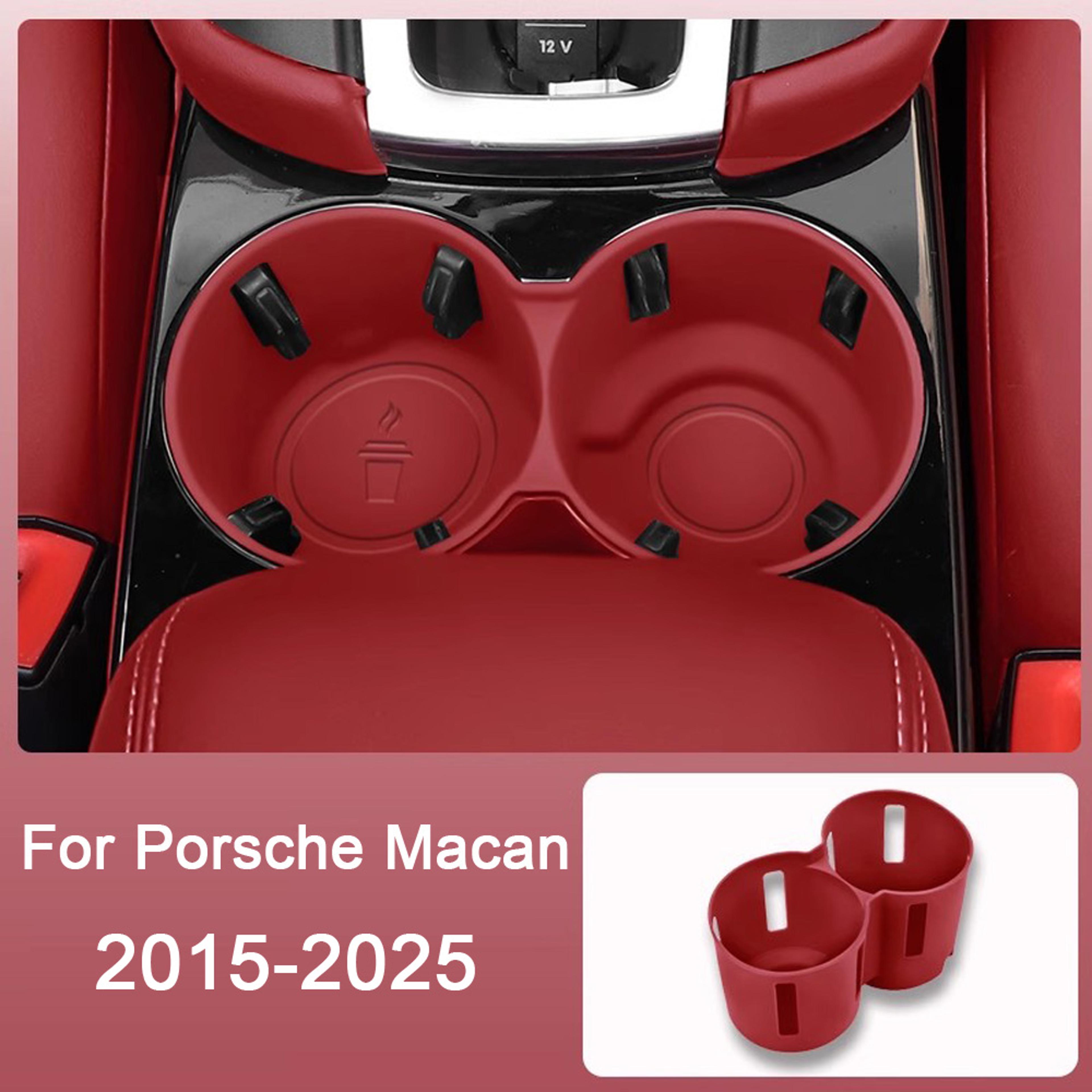 Porsche Macan Waterproof Console Organizer And Cup Holder Insert 9