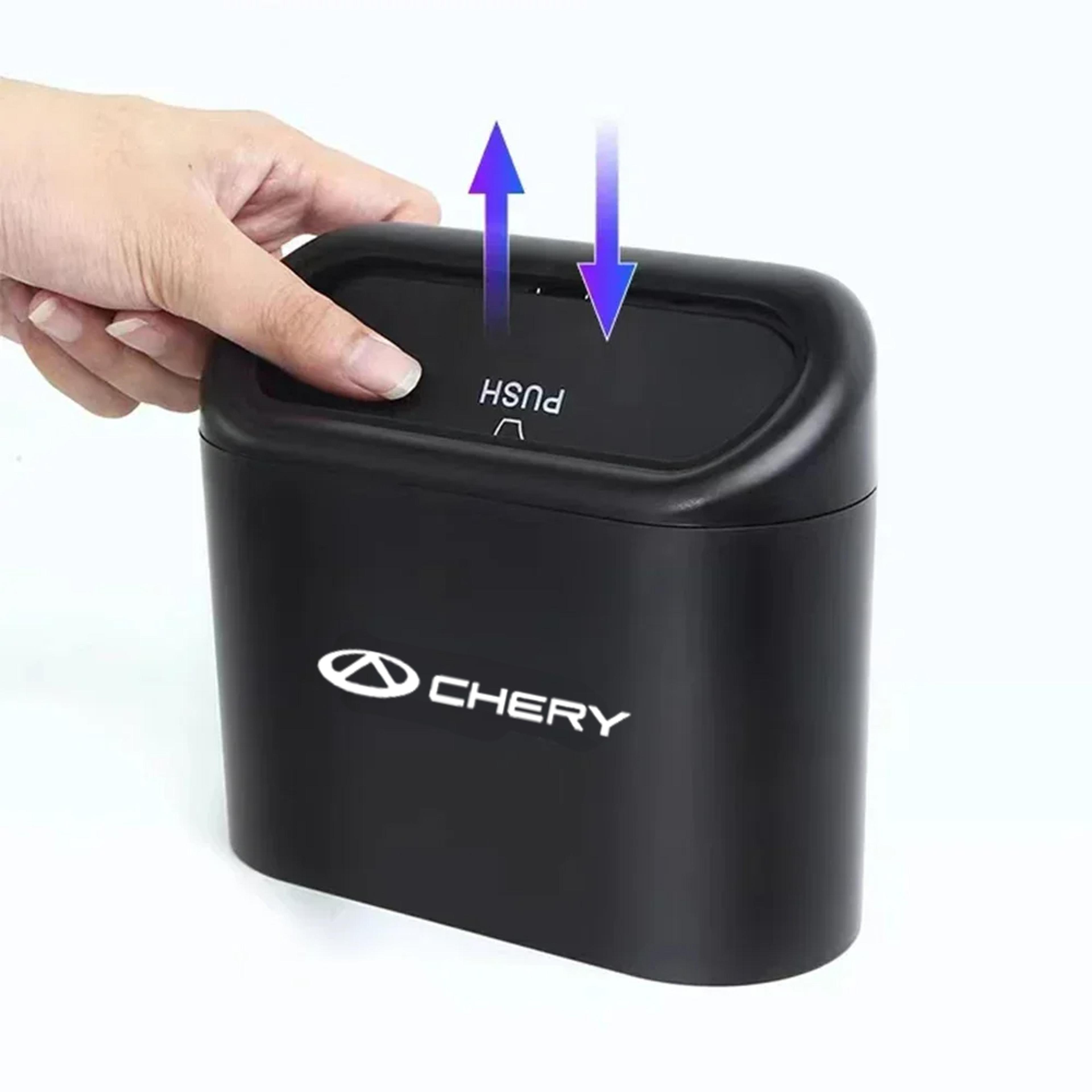 Chery Hanging Car Trash Bin And Compact Interior Storage Box 3
