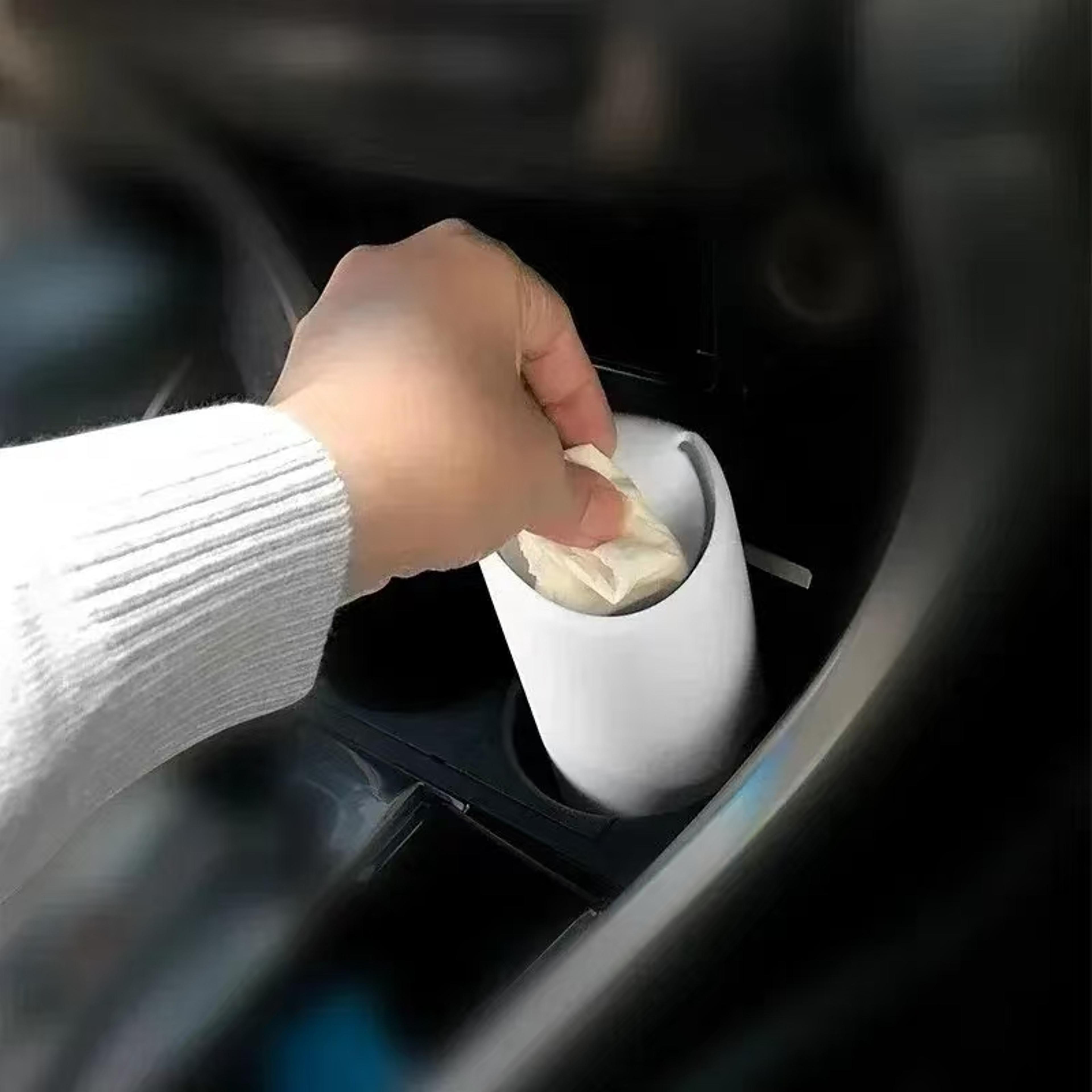 Compact Silicone Car Trash Can And Auto Organizer 3
