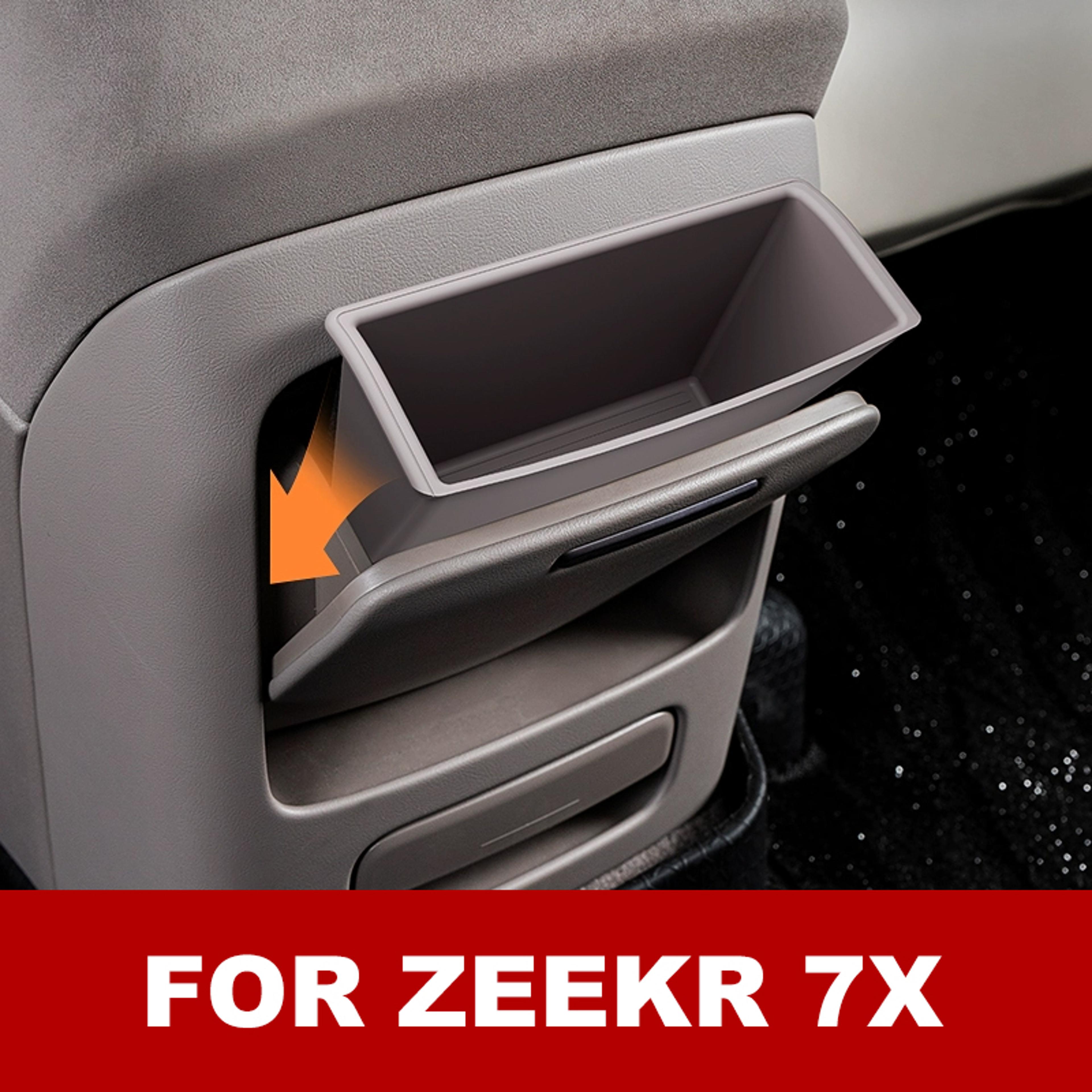 Rear Armrest Storage Box And Car Trash Can 1