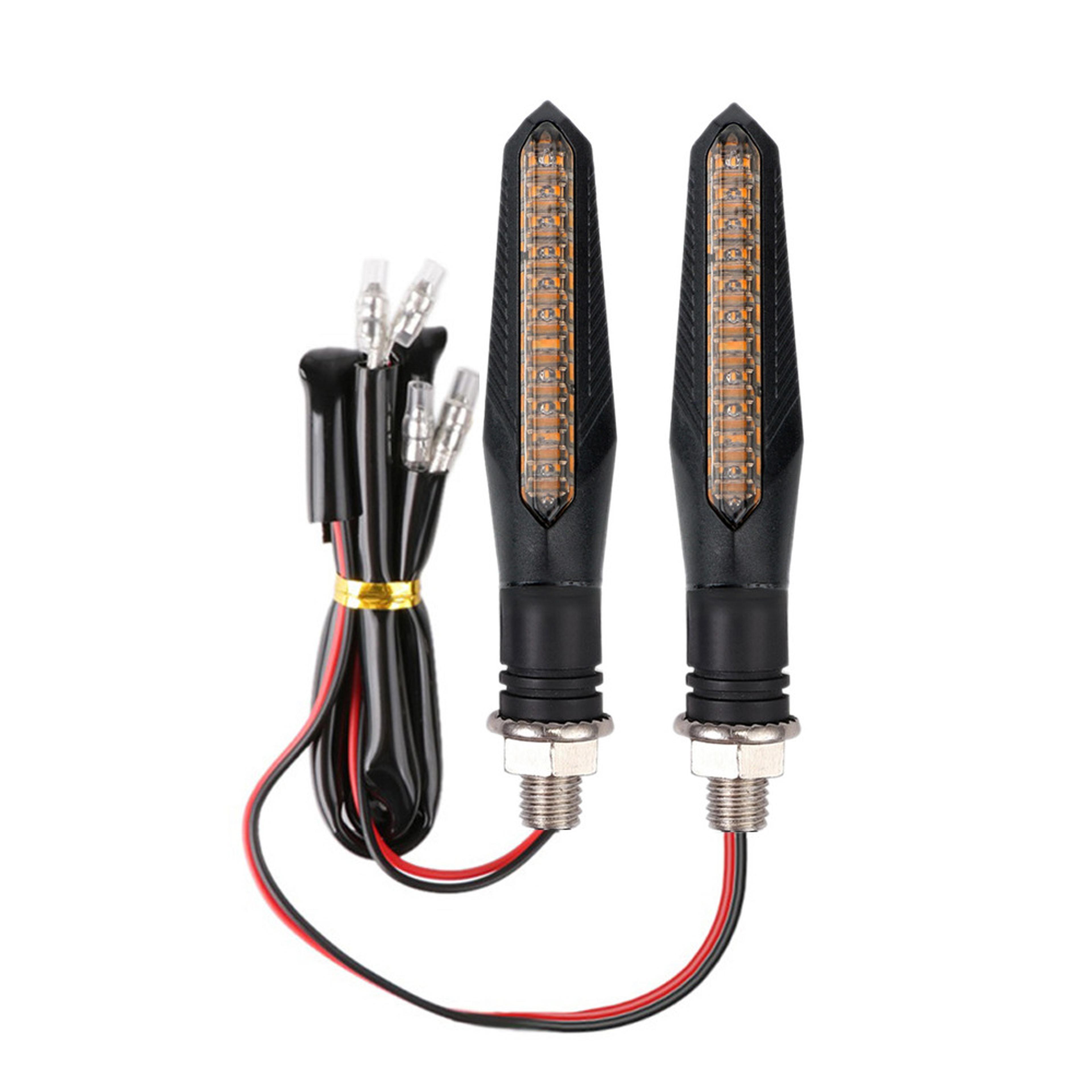 LED Sequential Motorcycle Turn Signals With Built In Relay 1