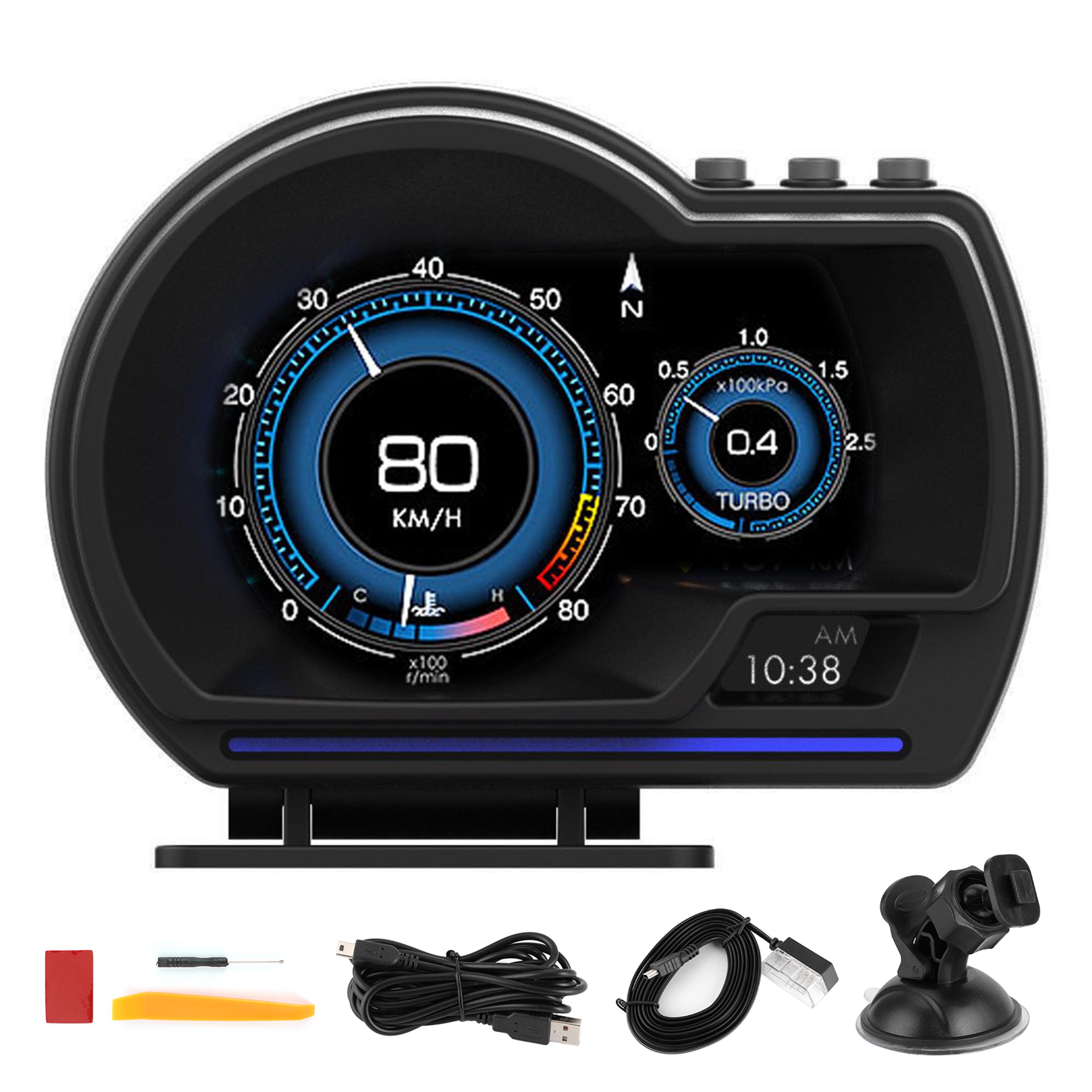 DriveView OBD GPS Car HUD Speedometer And Smart Gauge 1