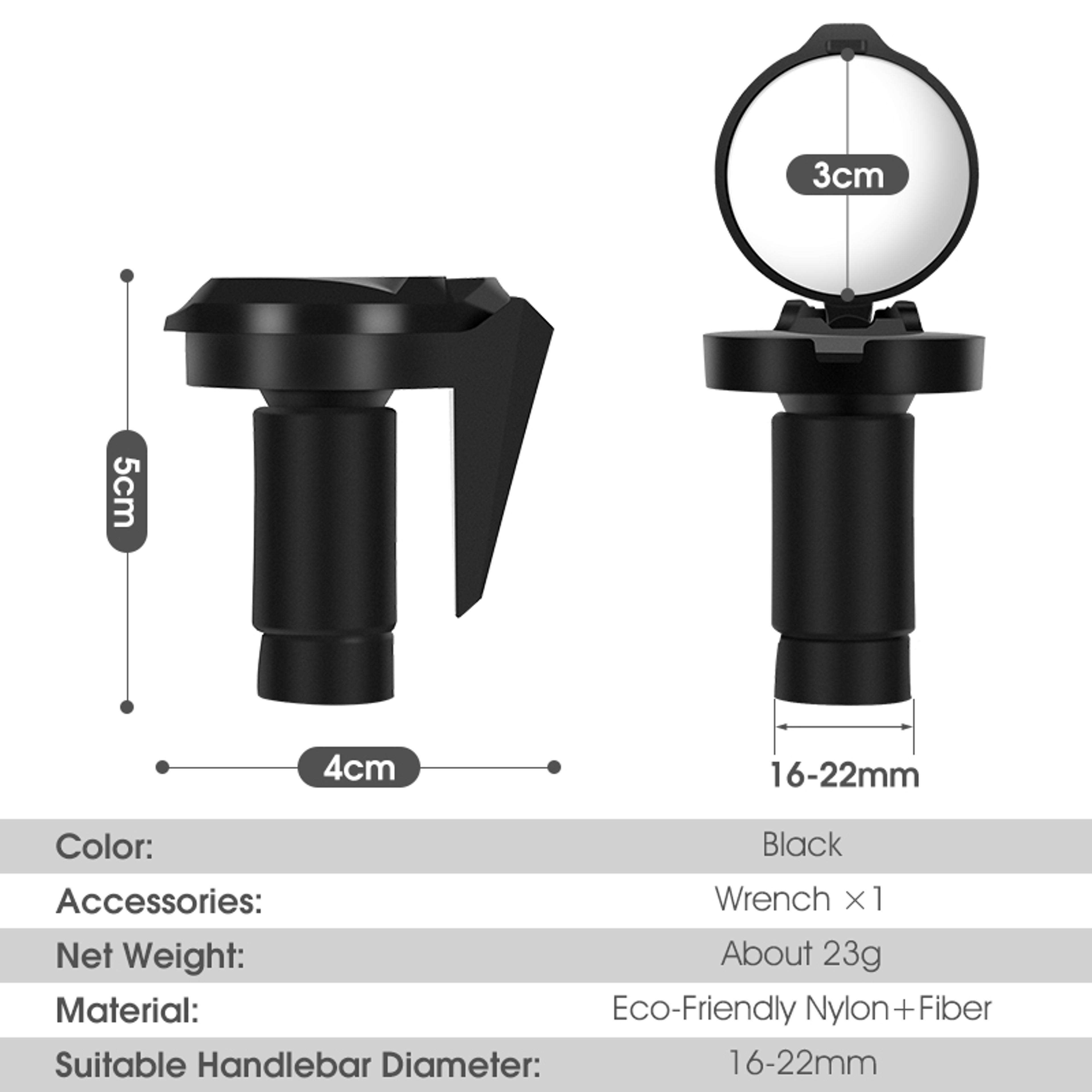 HD Convex Bicycle Rearview Mirror For Safer Cycling 5