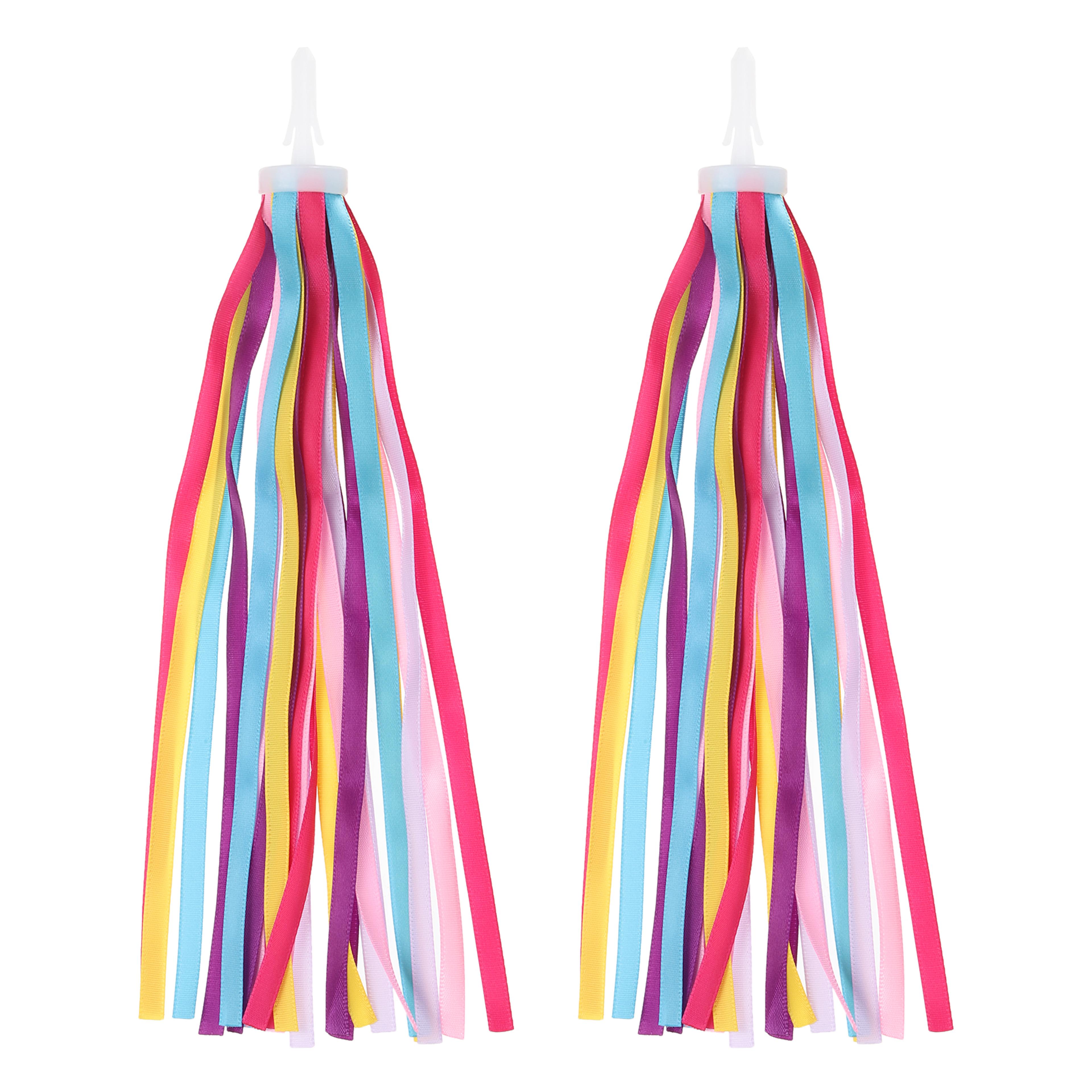 Colorful Kids Bike Handlebar Streamers For Bicycles And Scooters 8