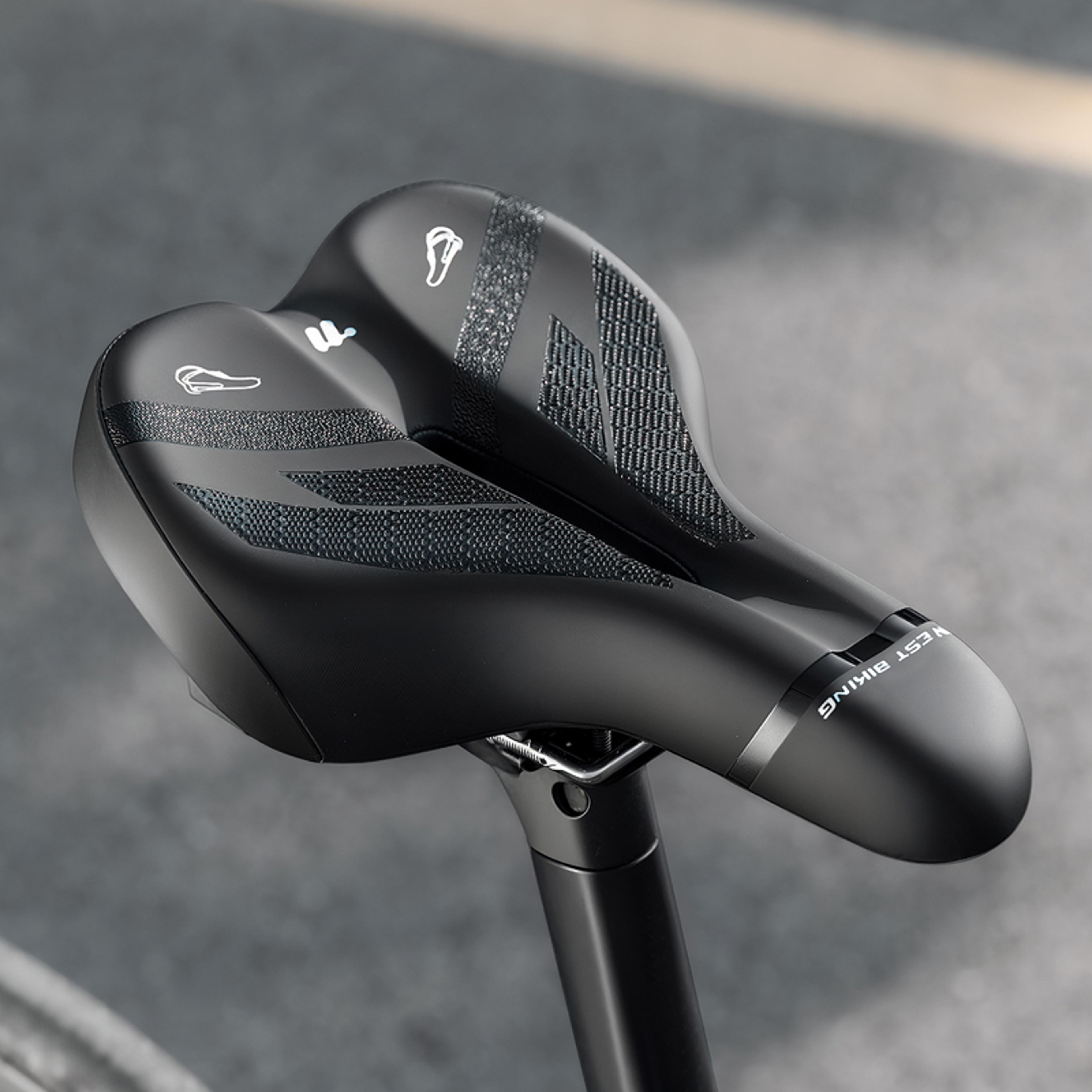 ComfortRide PU Leather Shock Absorbing Bike Saddle 5
