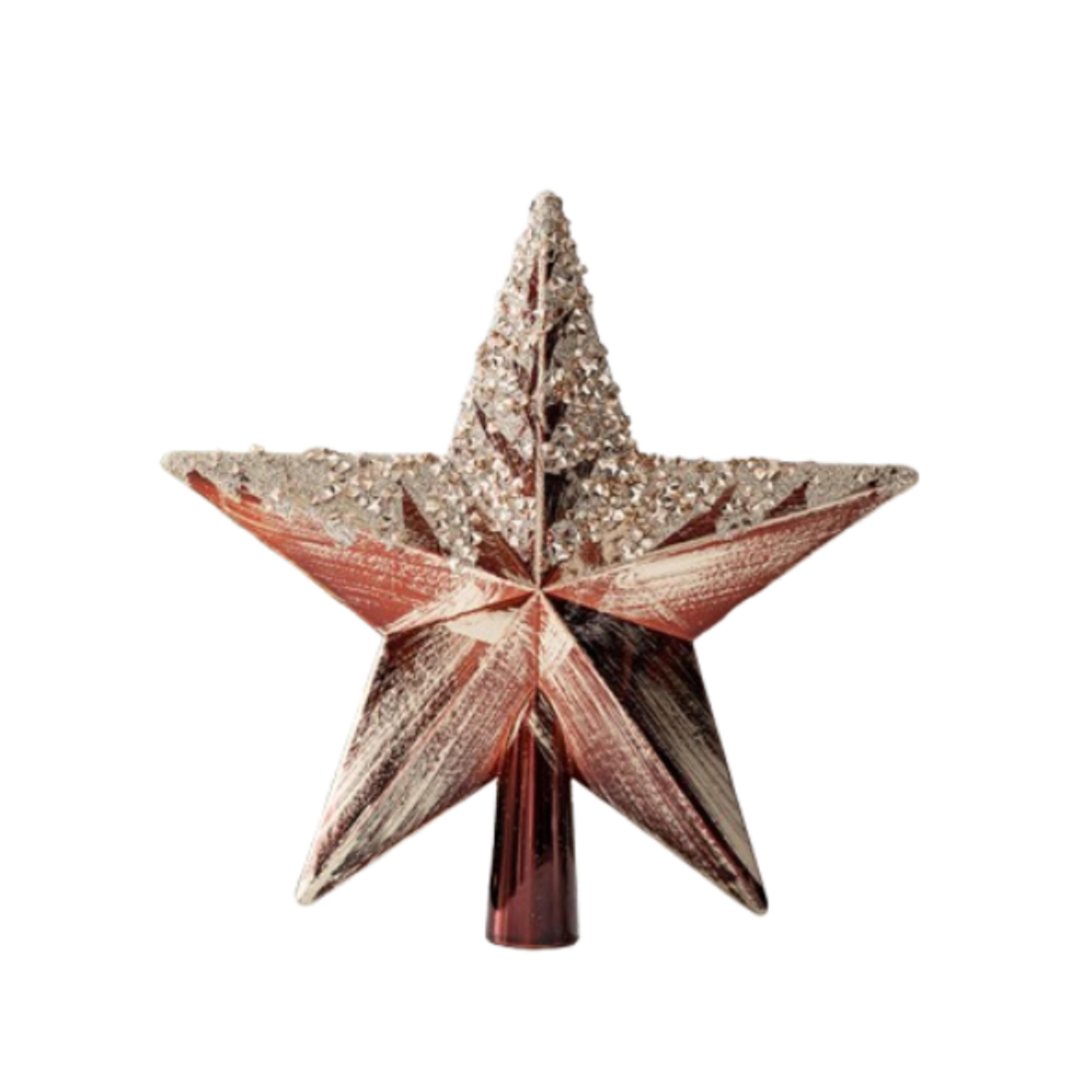 Glitter Christmas Tree Topper Star Reusable Plastic Pentagram Tree Ornament Creative Colorful Holid 12