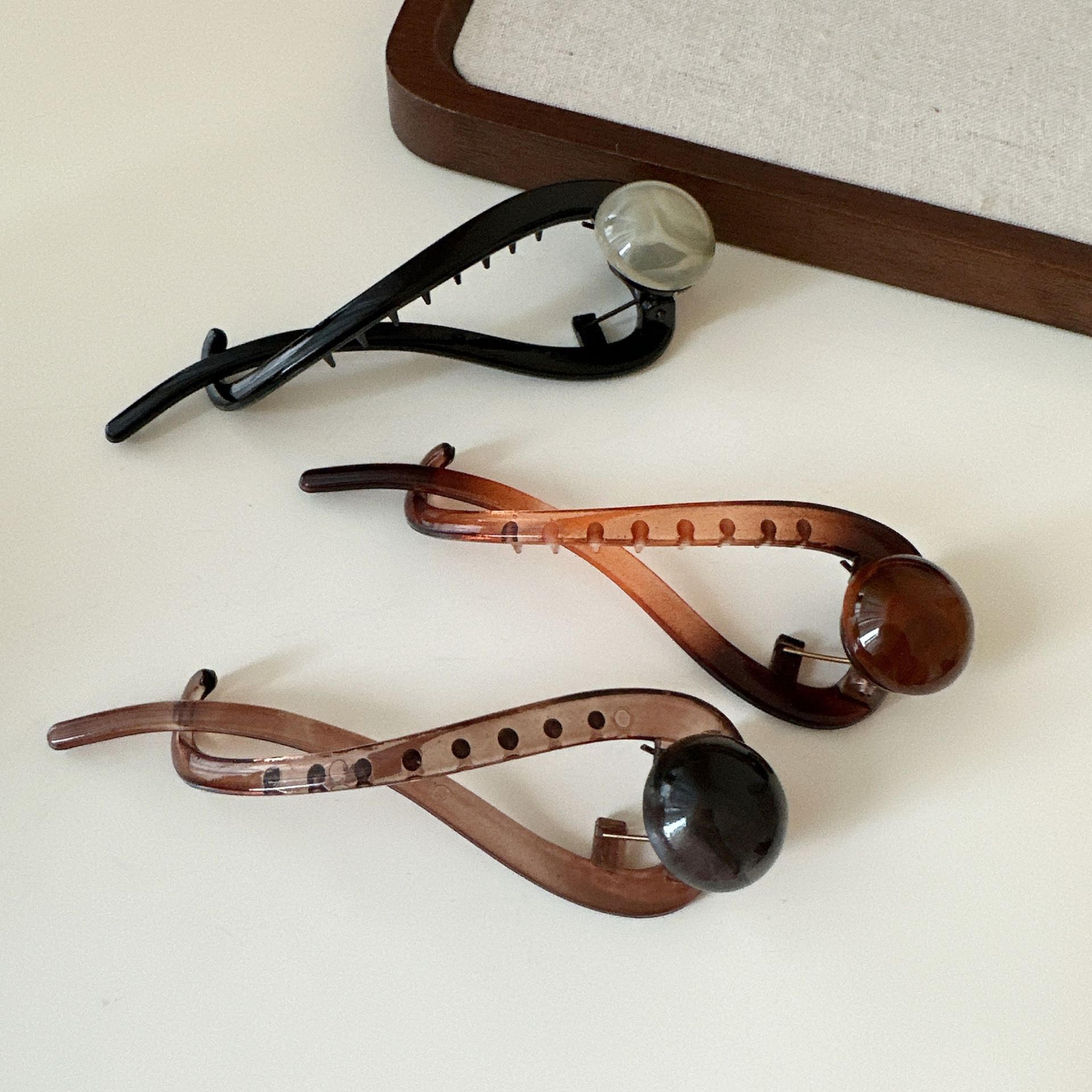 Twist Hair Clips Hairpins Twisted Hollow New Fashion Barrettes Retro S Shape Ponytail Elegant Shark