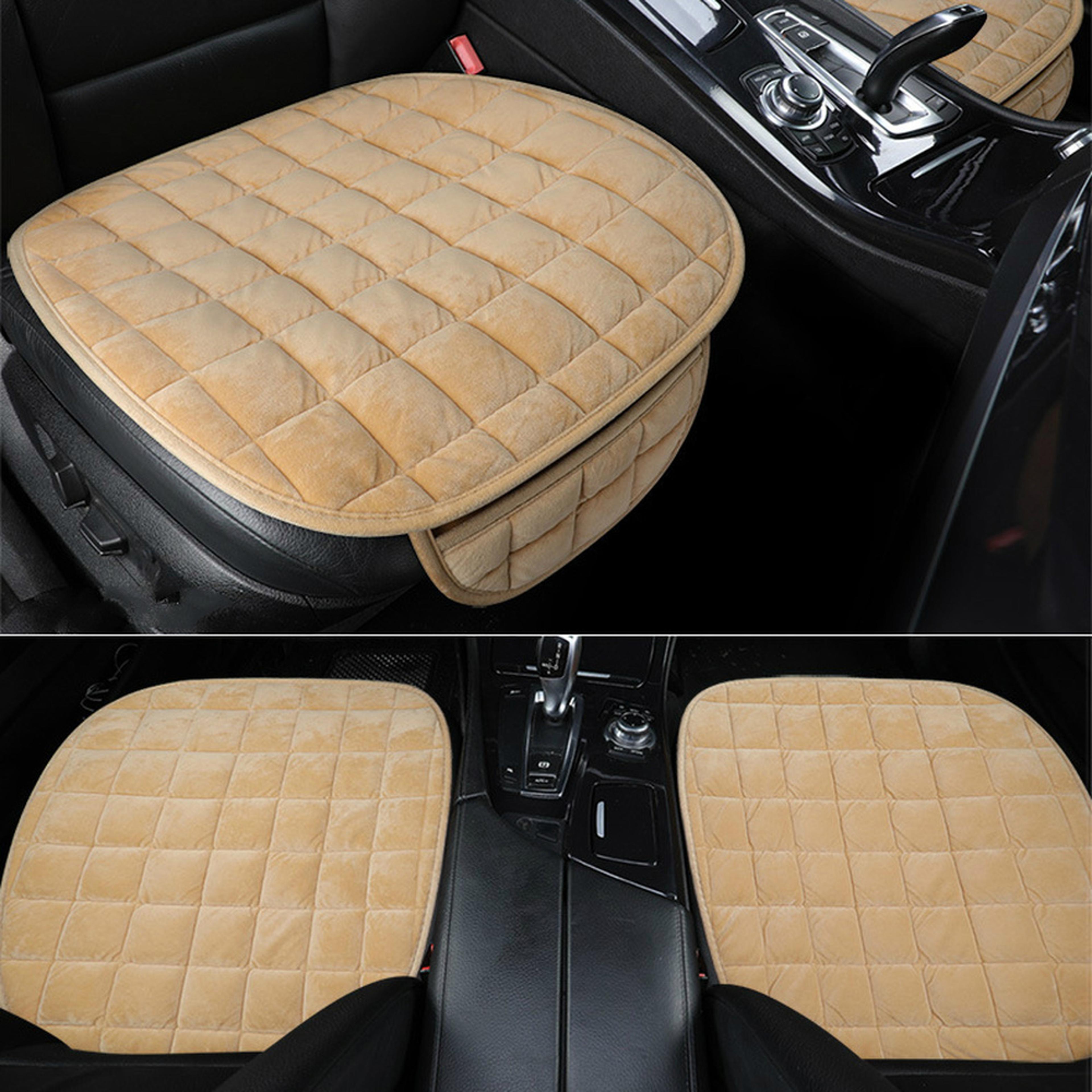 Universal Car Seat Protector Winter Warm Breathable Pad Antislip Seat Cover For Front Chairs 1