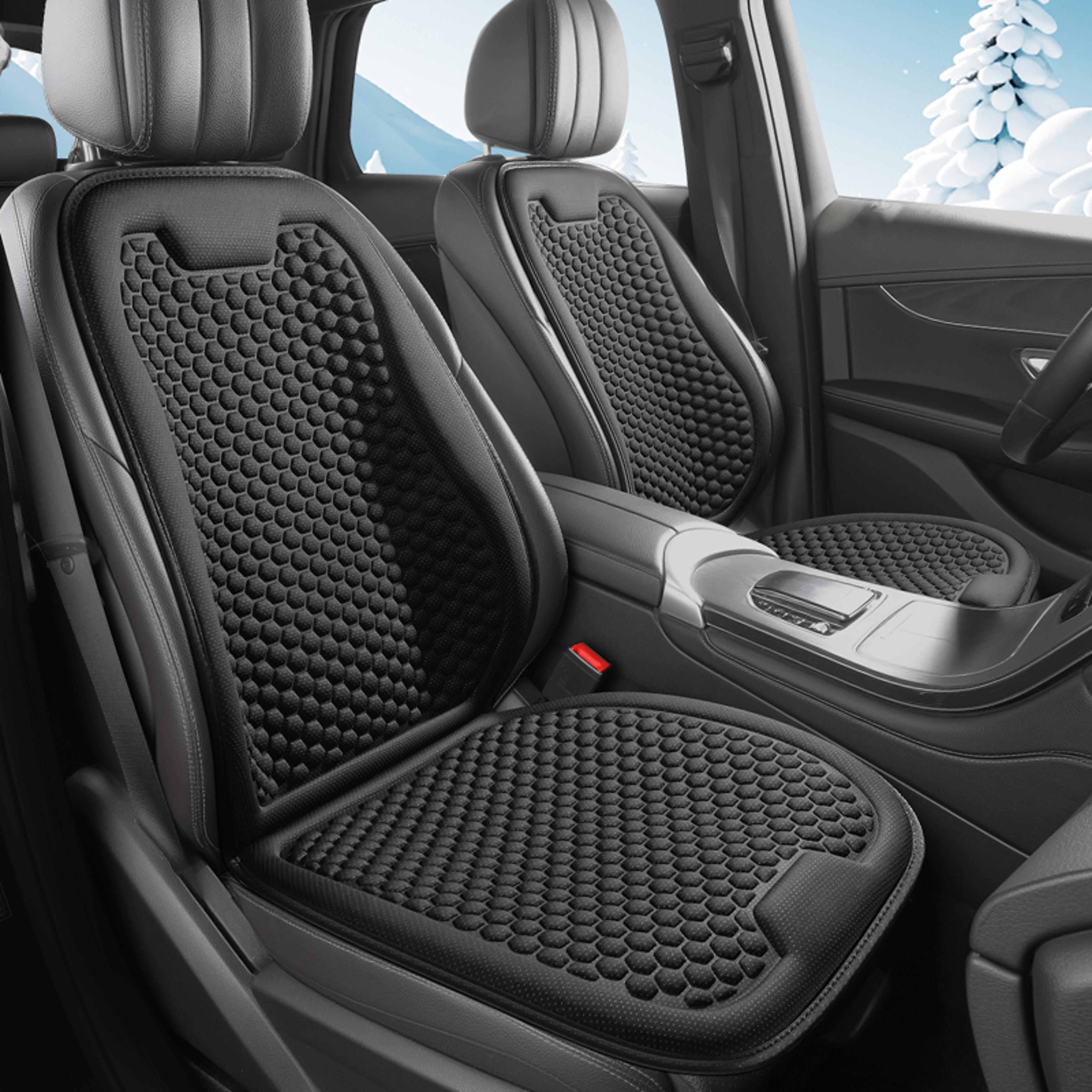 ice silk car seat cushions with 3d spherical protrusions, breathable comfortable soft design, summer cool fit