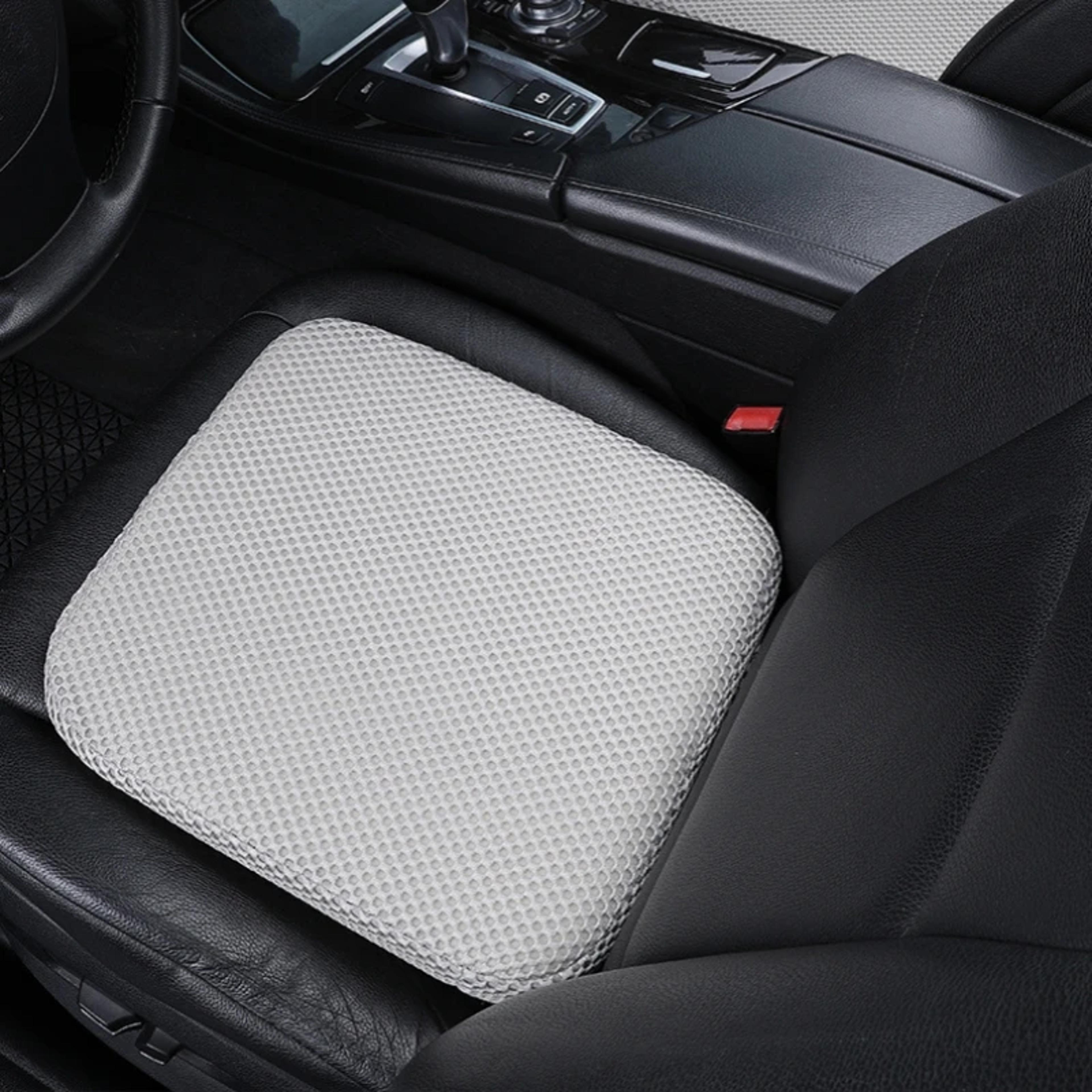 Memory Foam Car Seat Cushion For Sedentary Car Drivers Thickened Height Pad Anti Slip Beveled Desig