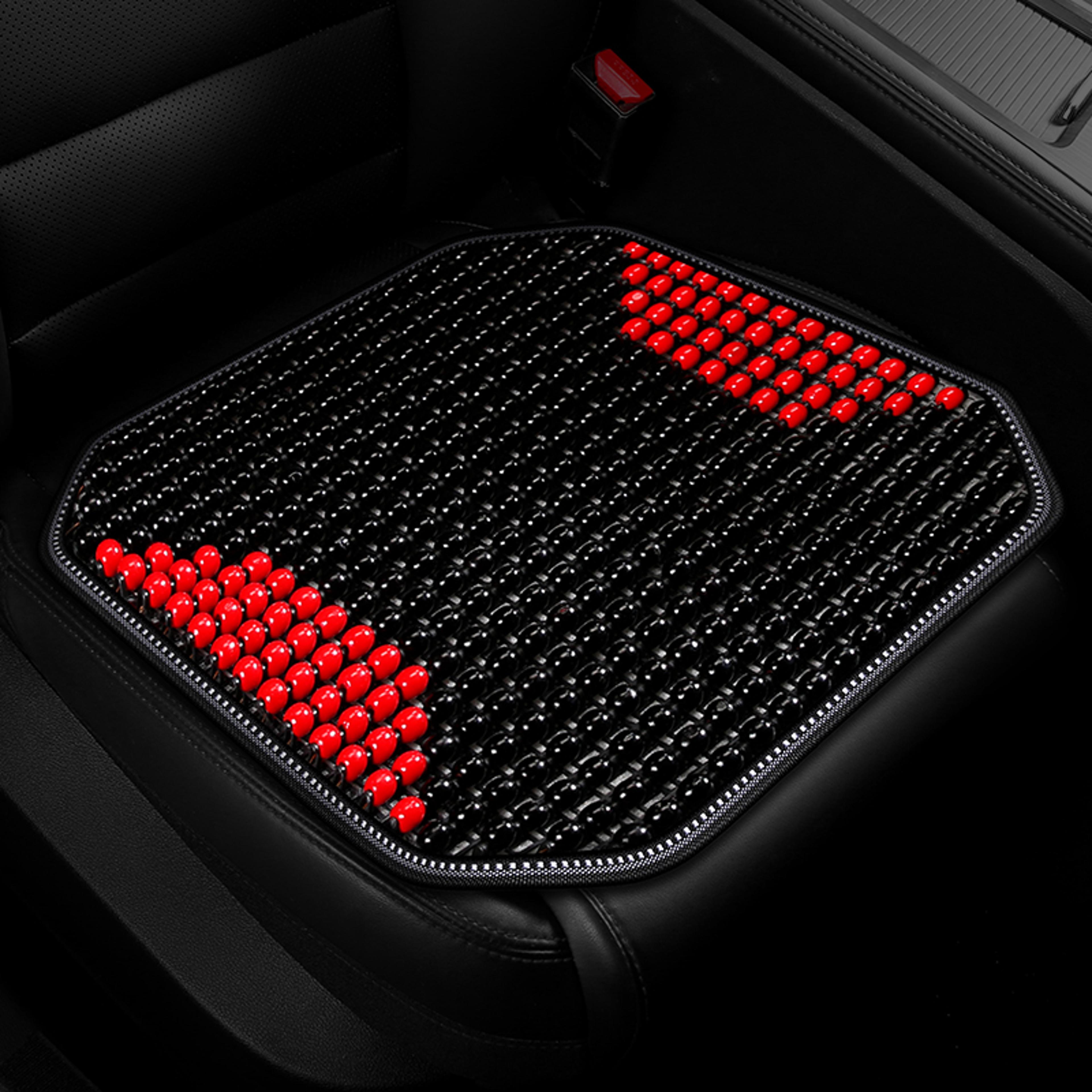 Cool And Breathable Summer Wooden Beads Seat Cushion Comfortable Multi Occasion Use 5