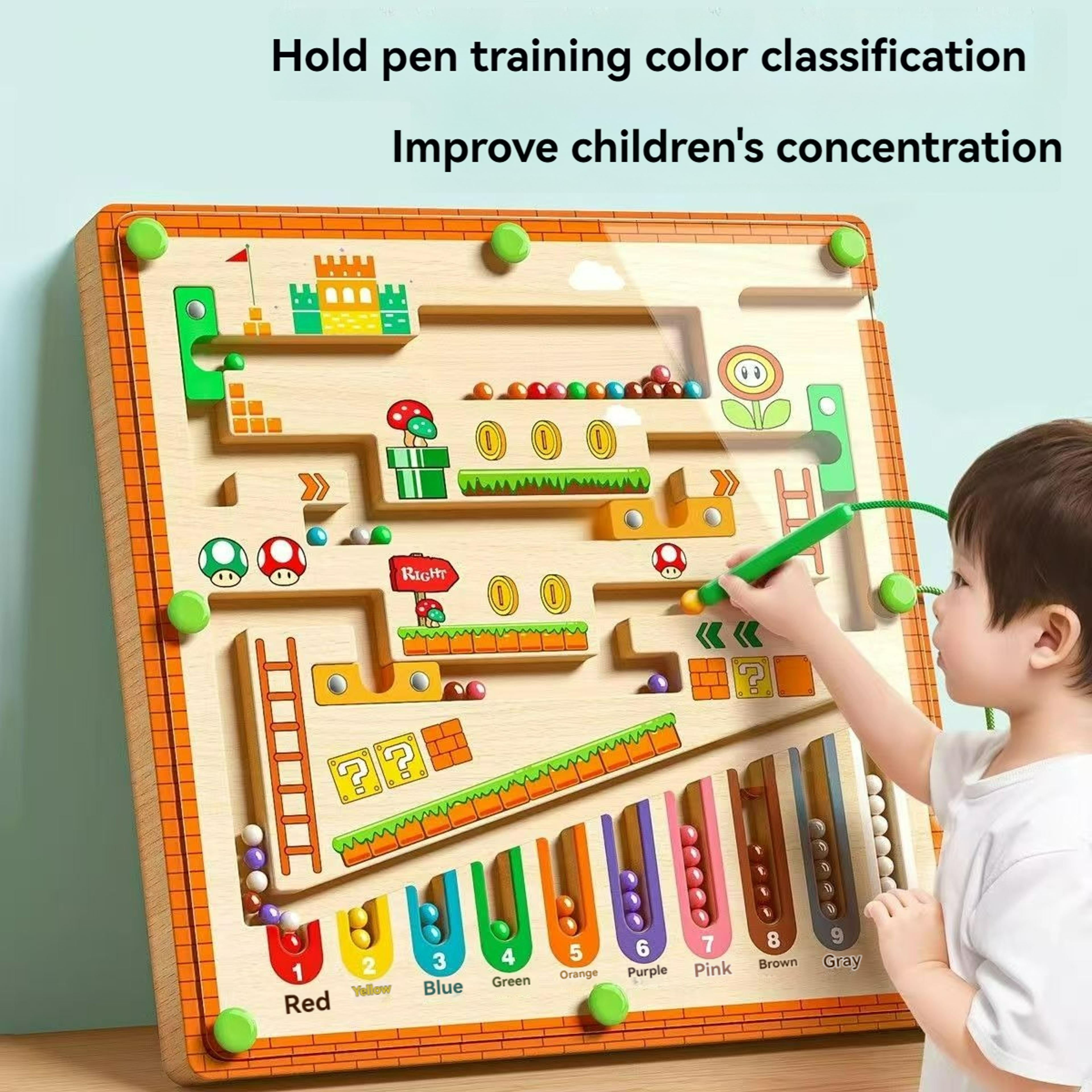 magnetic maze toy for kids early education puzzle