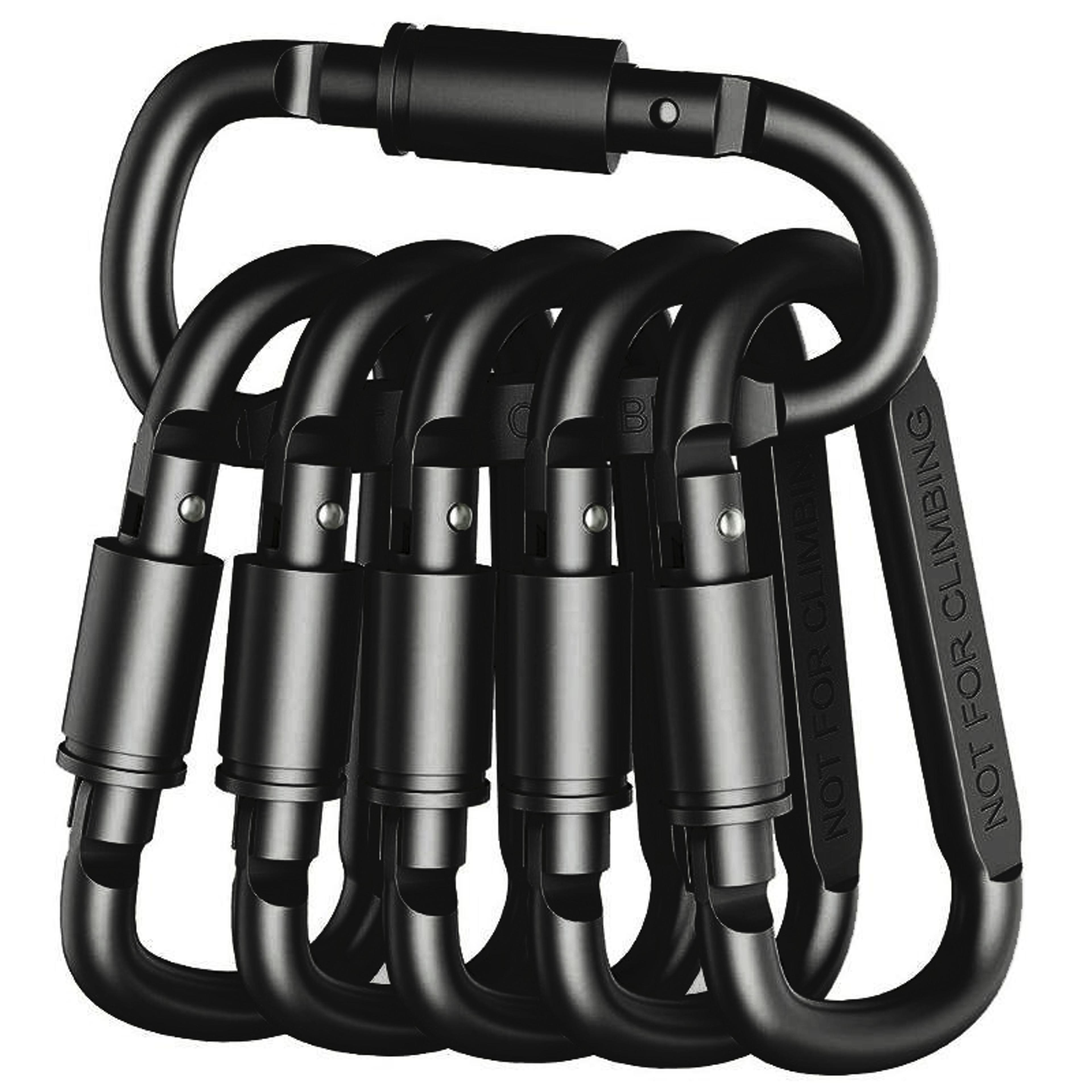 edc outdoor keychain clip, alloy aluminum tactical carabiner hook, carabiner set for key camping survival
