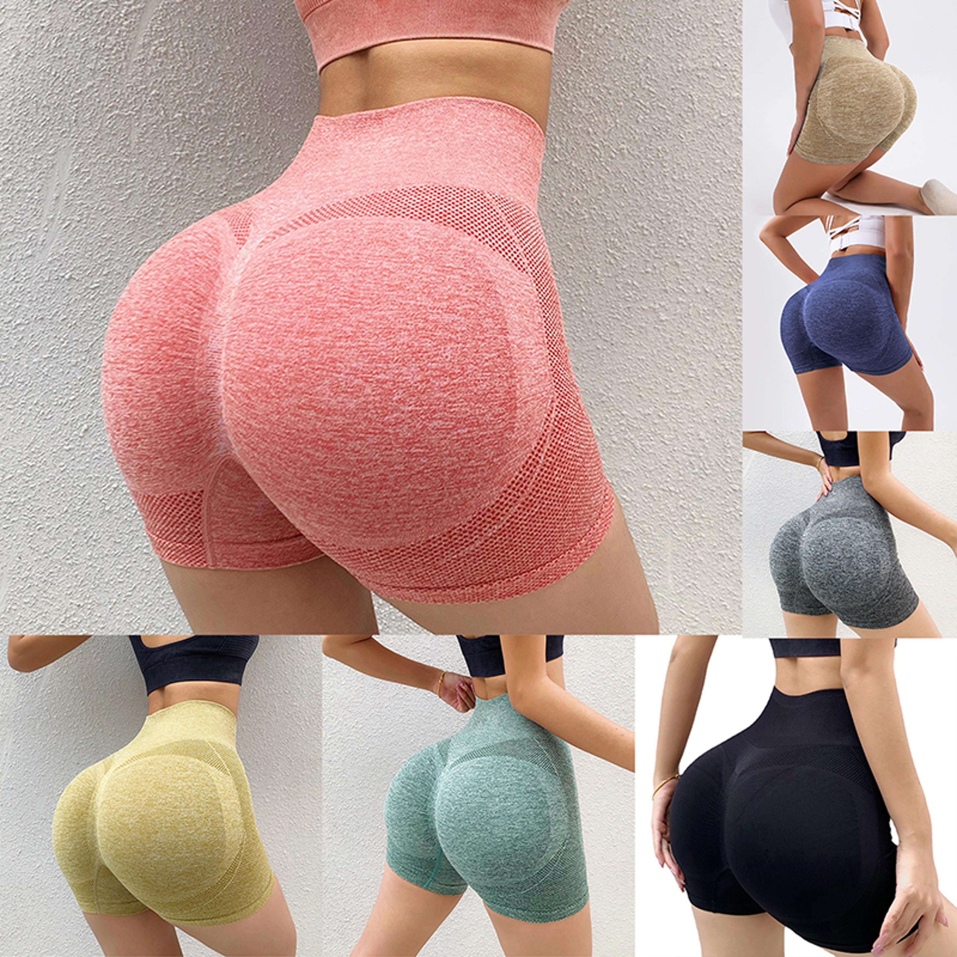 women fitness shorts, high waist push up gym leggings, cycling and yoga clothing