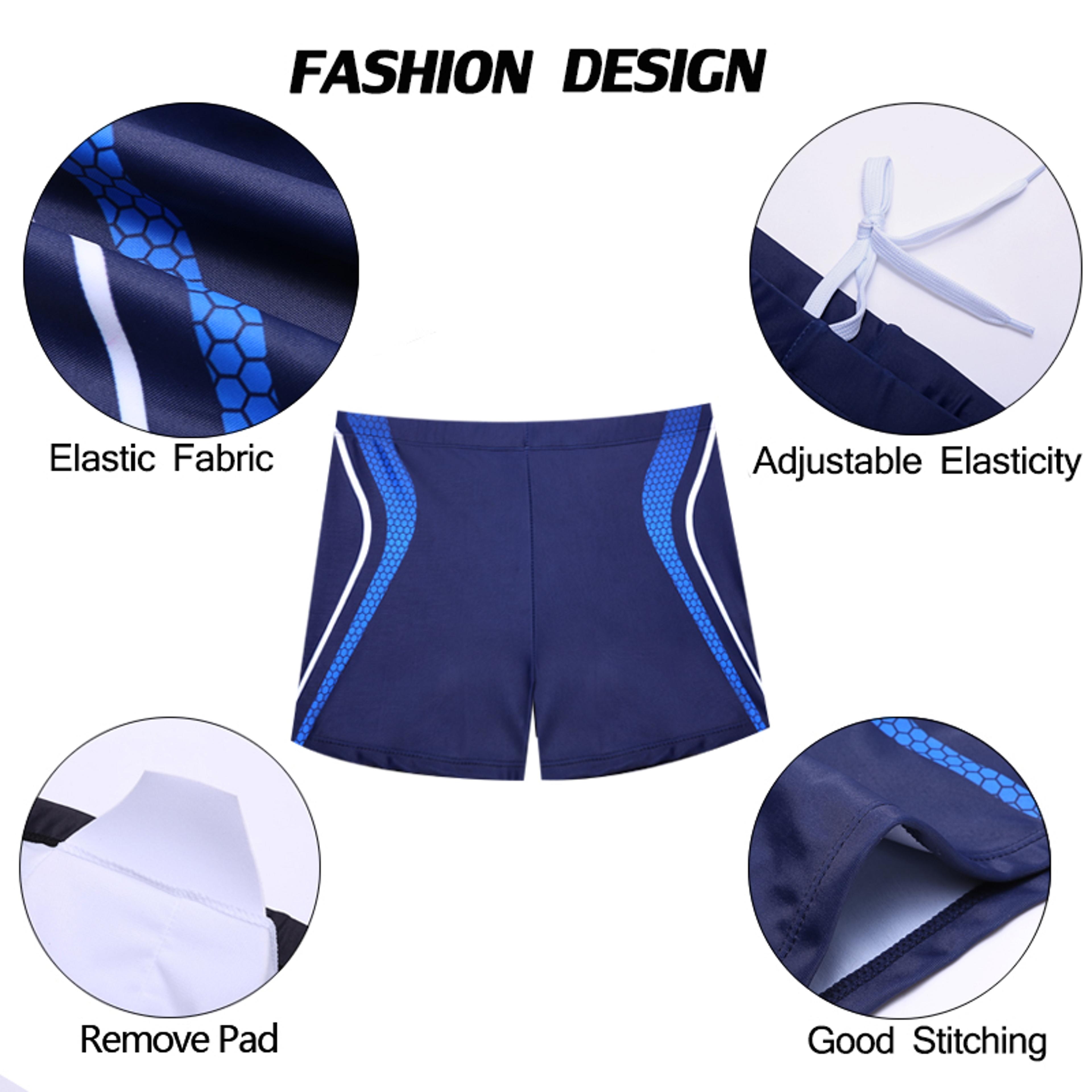 Mens Swim Trunks QuickDry Comfortable Padded Surfing  Swimming Shorts 1
