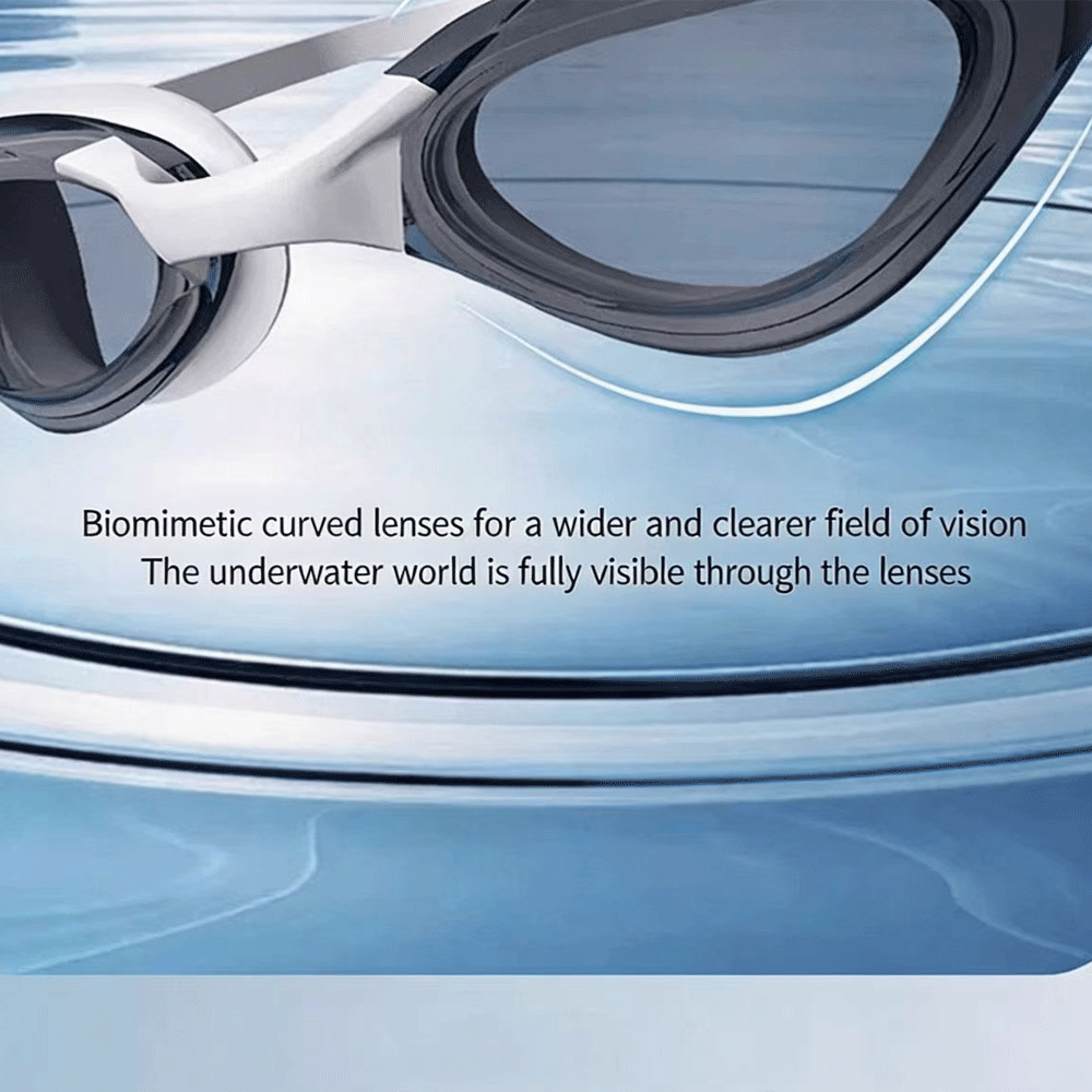 High Performance Anti Fog Swim Goggles With Earplugs Leak Proof UV Protection 5