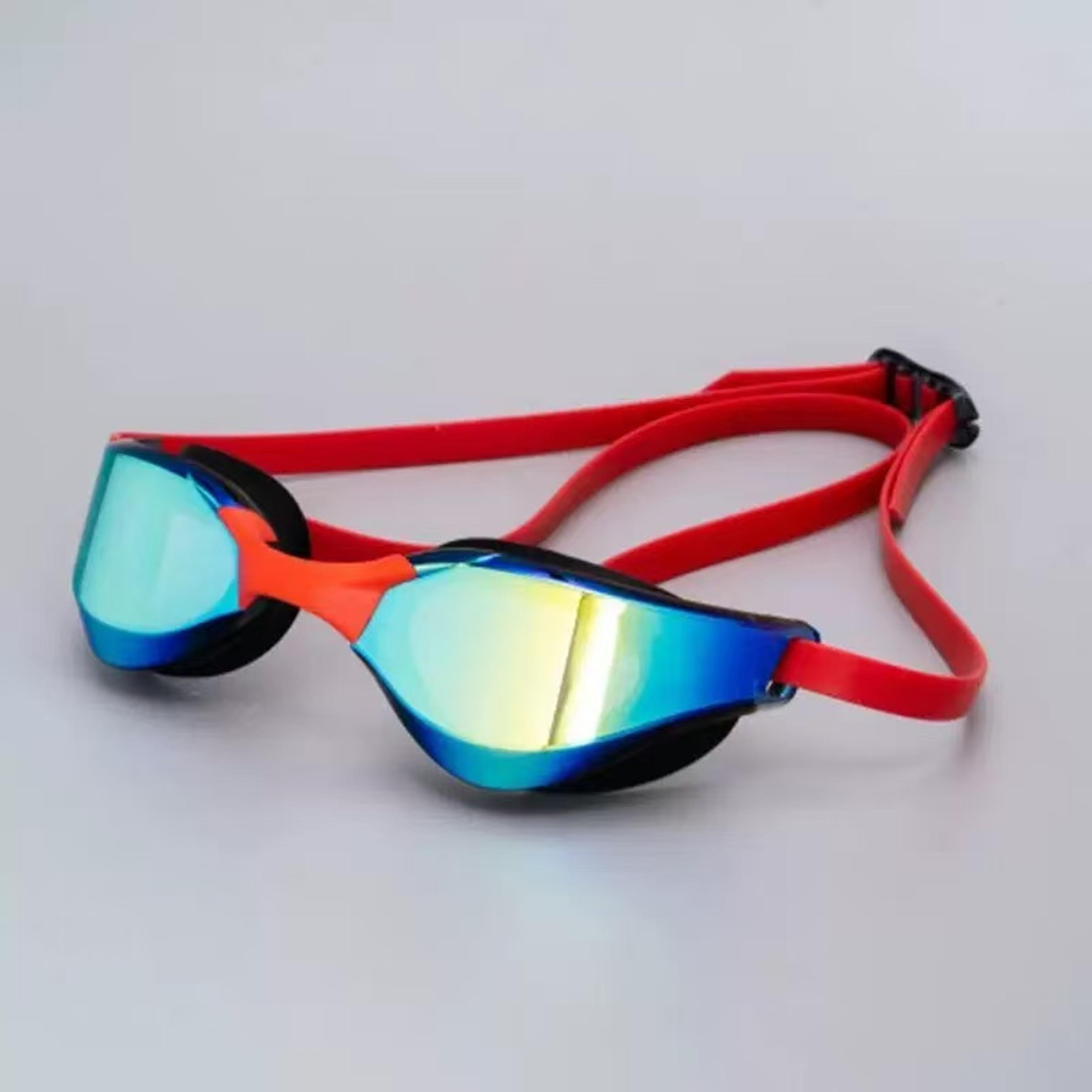 high performance anti fog swim goggles with earplugs leak proof uv protection
